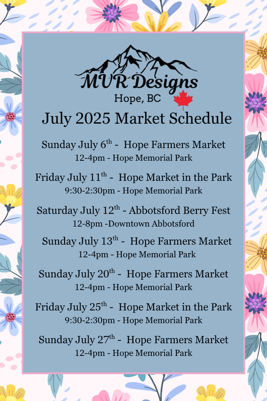 July Market Schedule