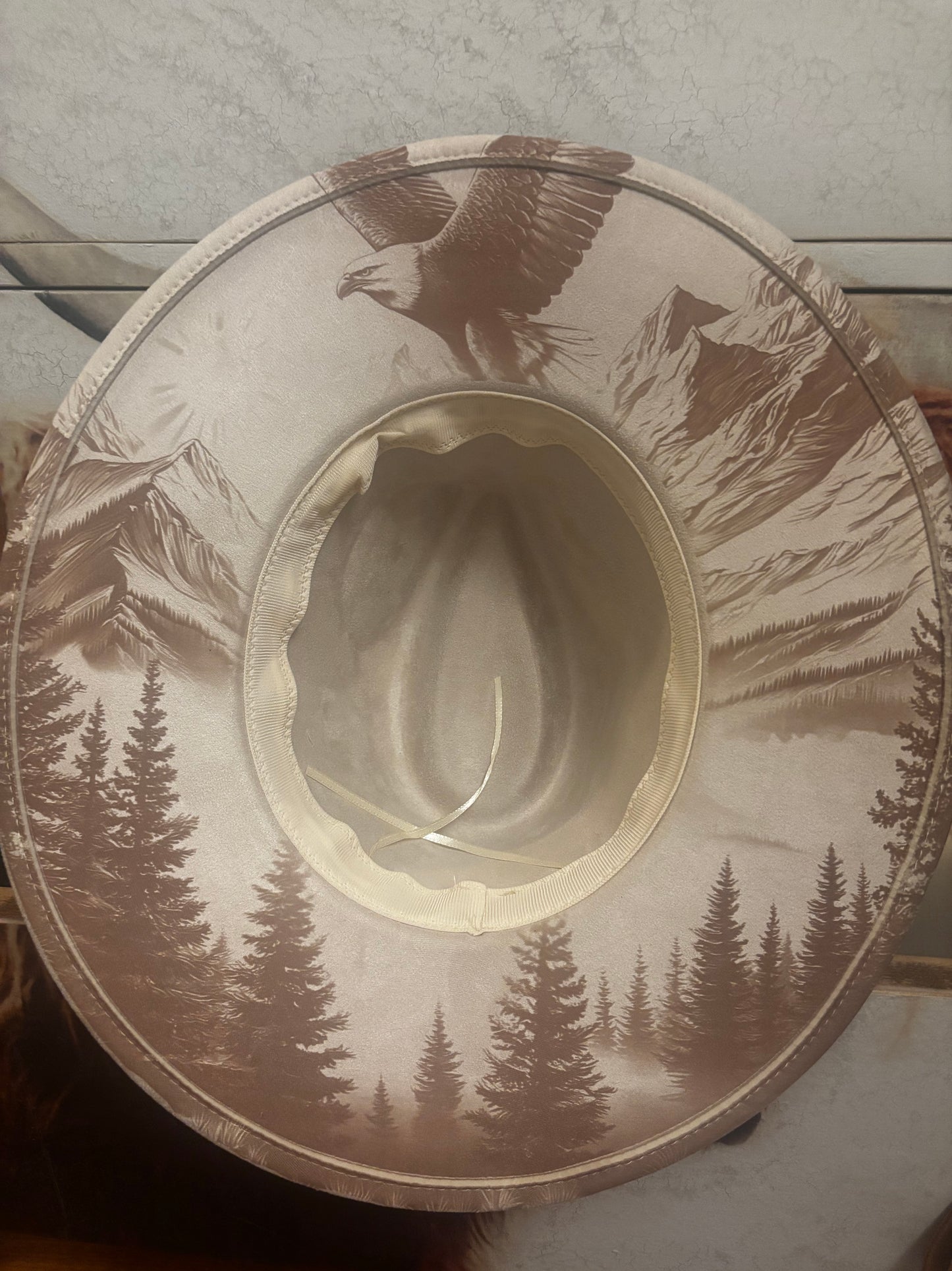 Eagle Eye -wide brim fedora hat