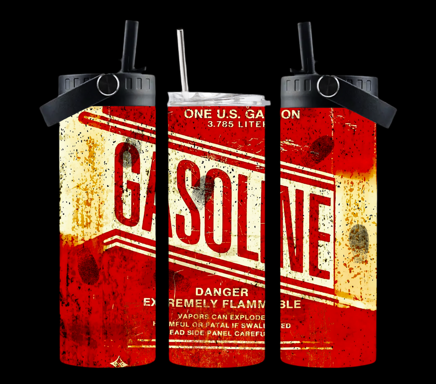 Gasoline - 20oz Dual Lid Tumbler