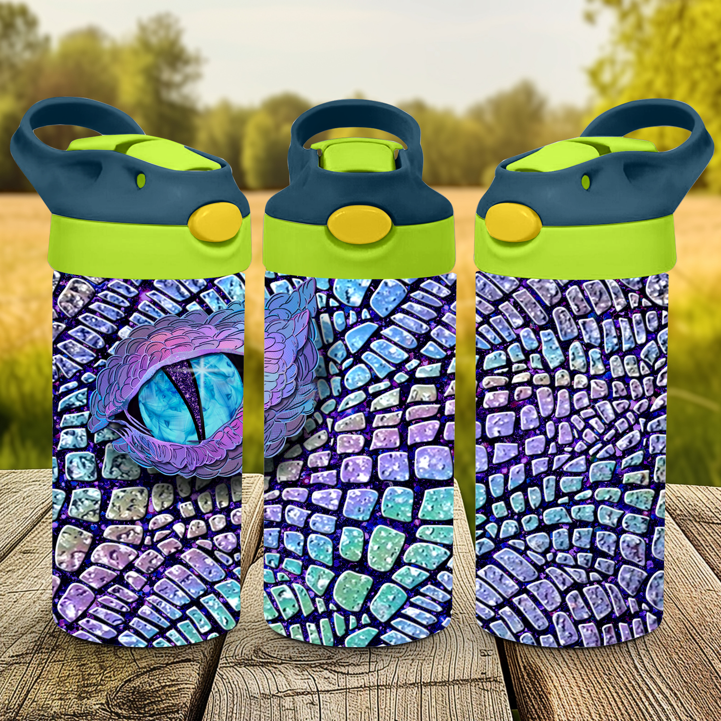 12oz Flip Top Tumbler - Dragon Eye