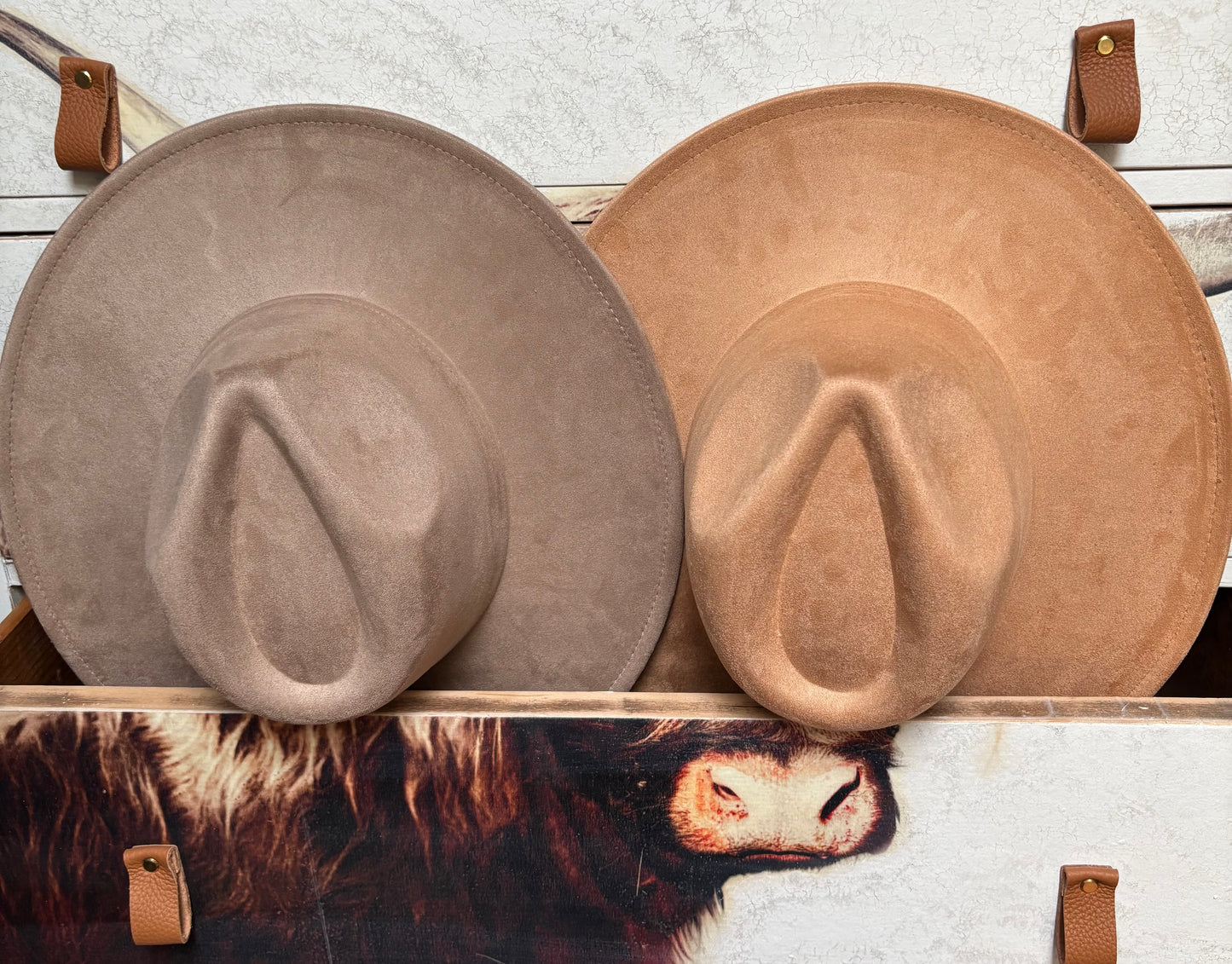 Custom Design - wide brim fedora hat