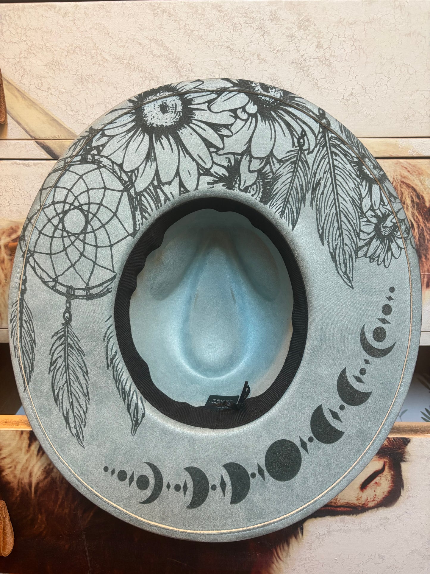 Moon Child - wide brim fedora hat