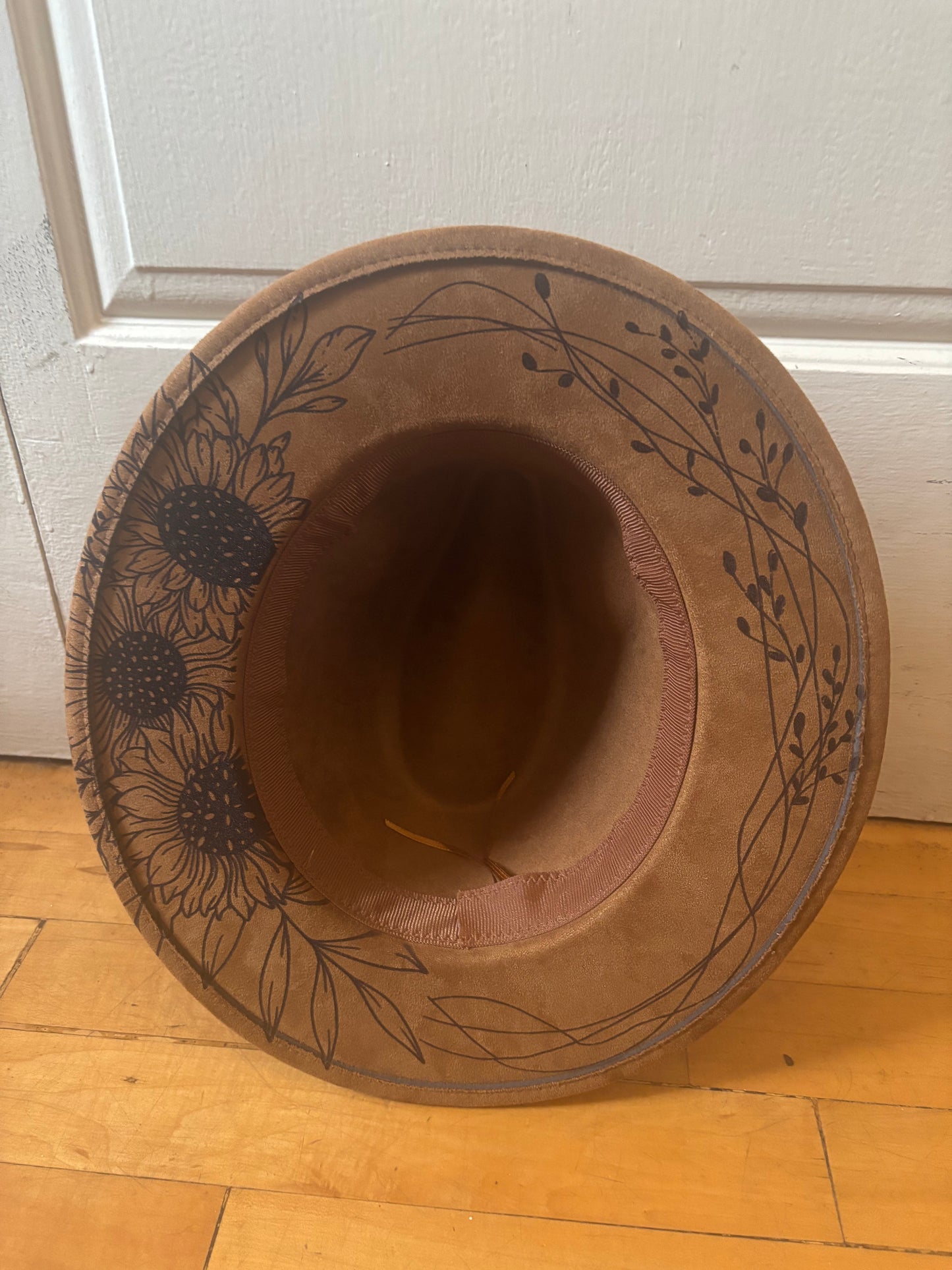 Sunflower Dreams - short brim Fedora hat
