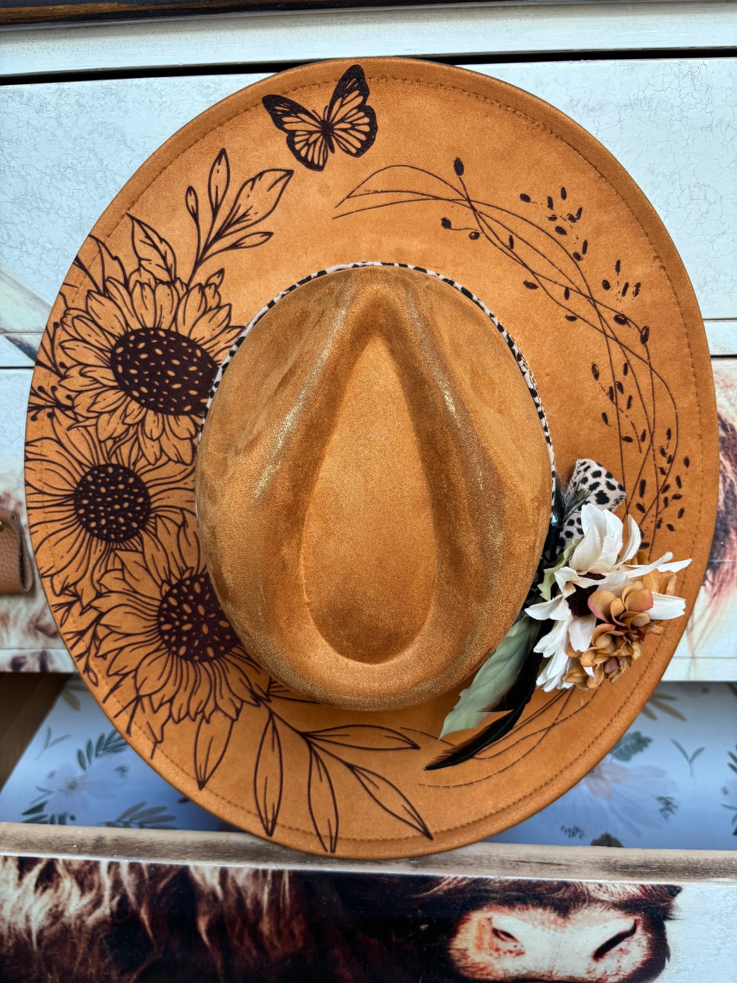 Mystic Steed II - wide brim fedora hat