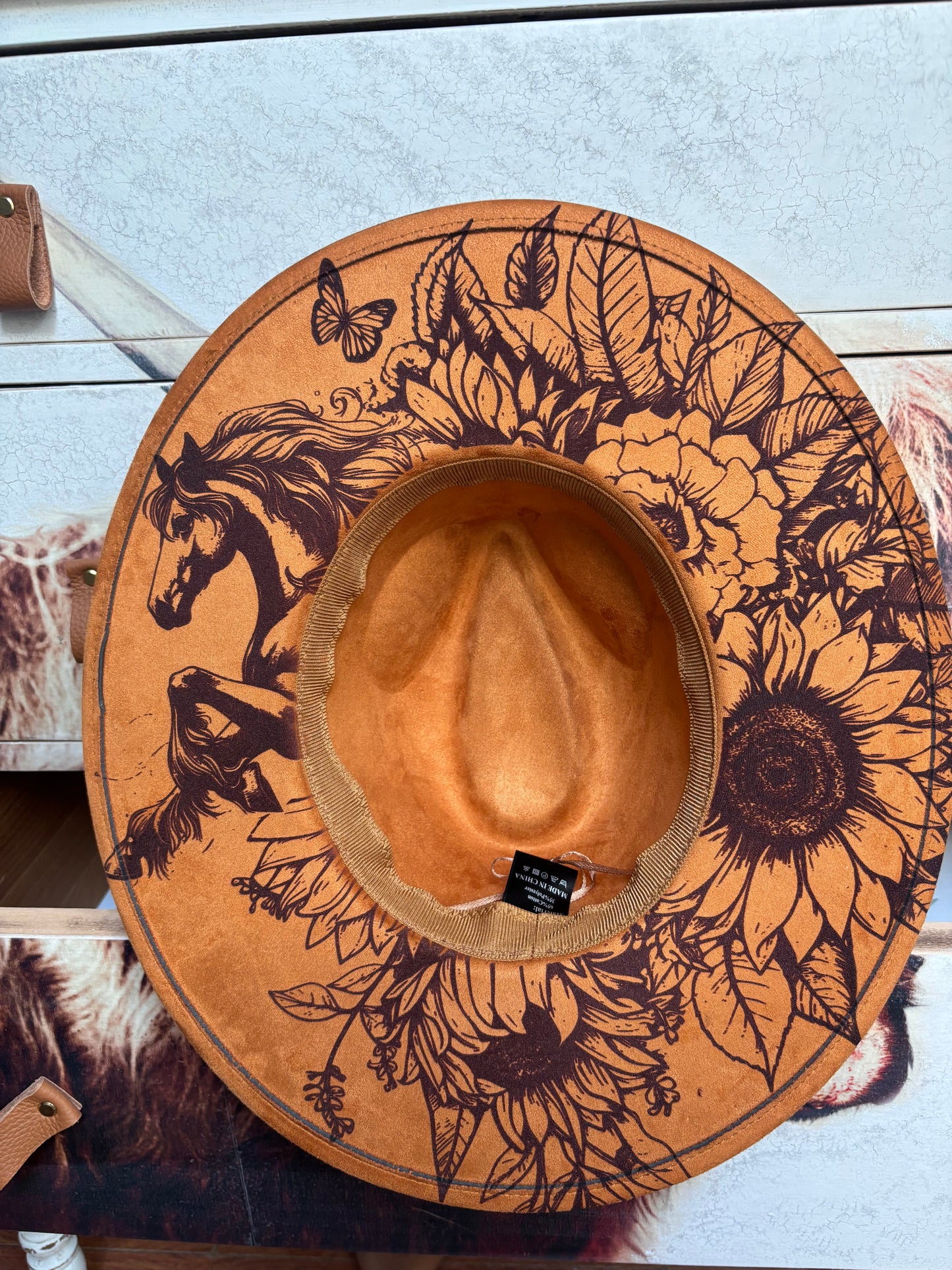 Mystic Steed II - wide brim fedora hat
