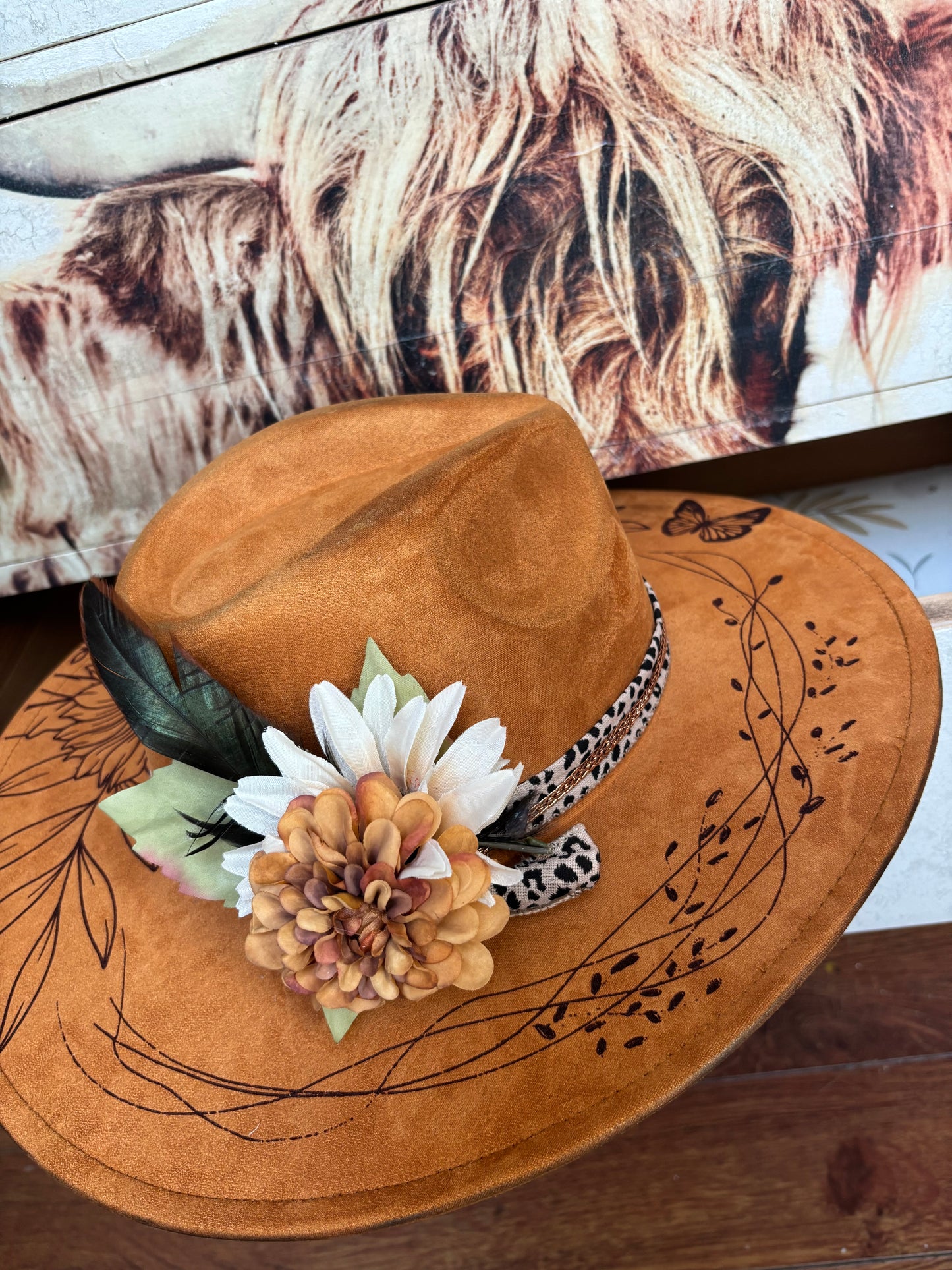 Mystic Steed II - wide brim fedora hat