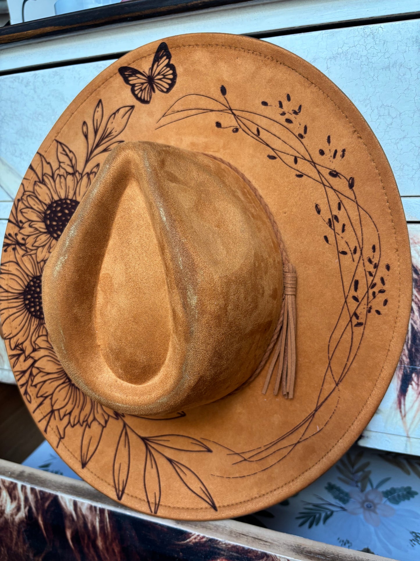 Mystic Steed II - wide brim fedora hat