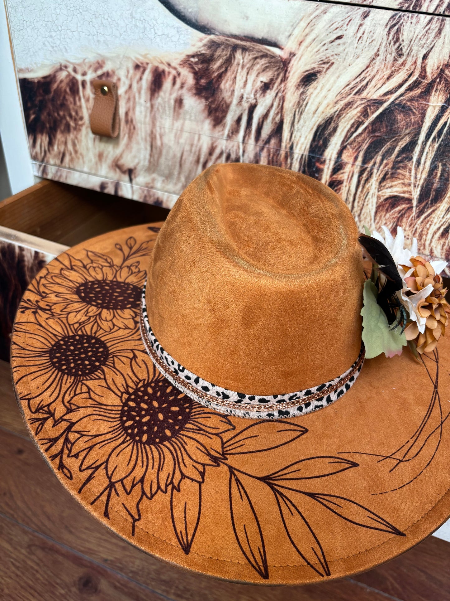 Mystic Steed II - wide brim fedora hat