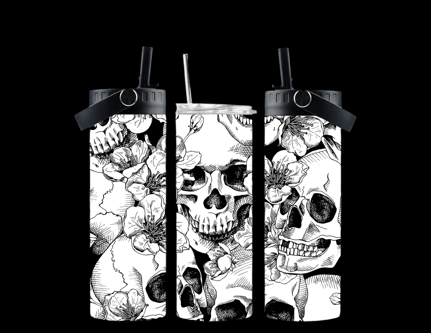 Skulls - 20oz Dual Lid Tumbler