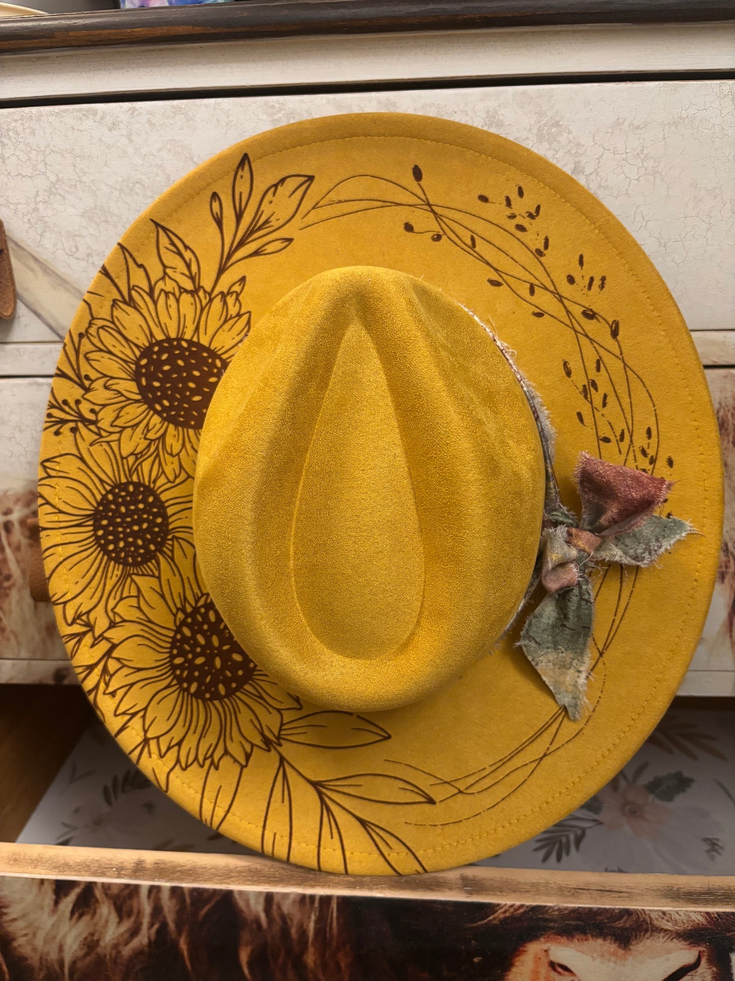 That Sunshining Feeling - wide brim fedora hat