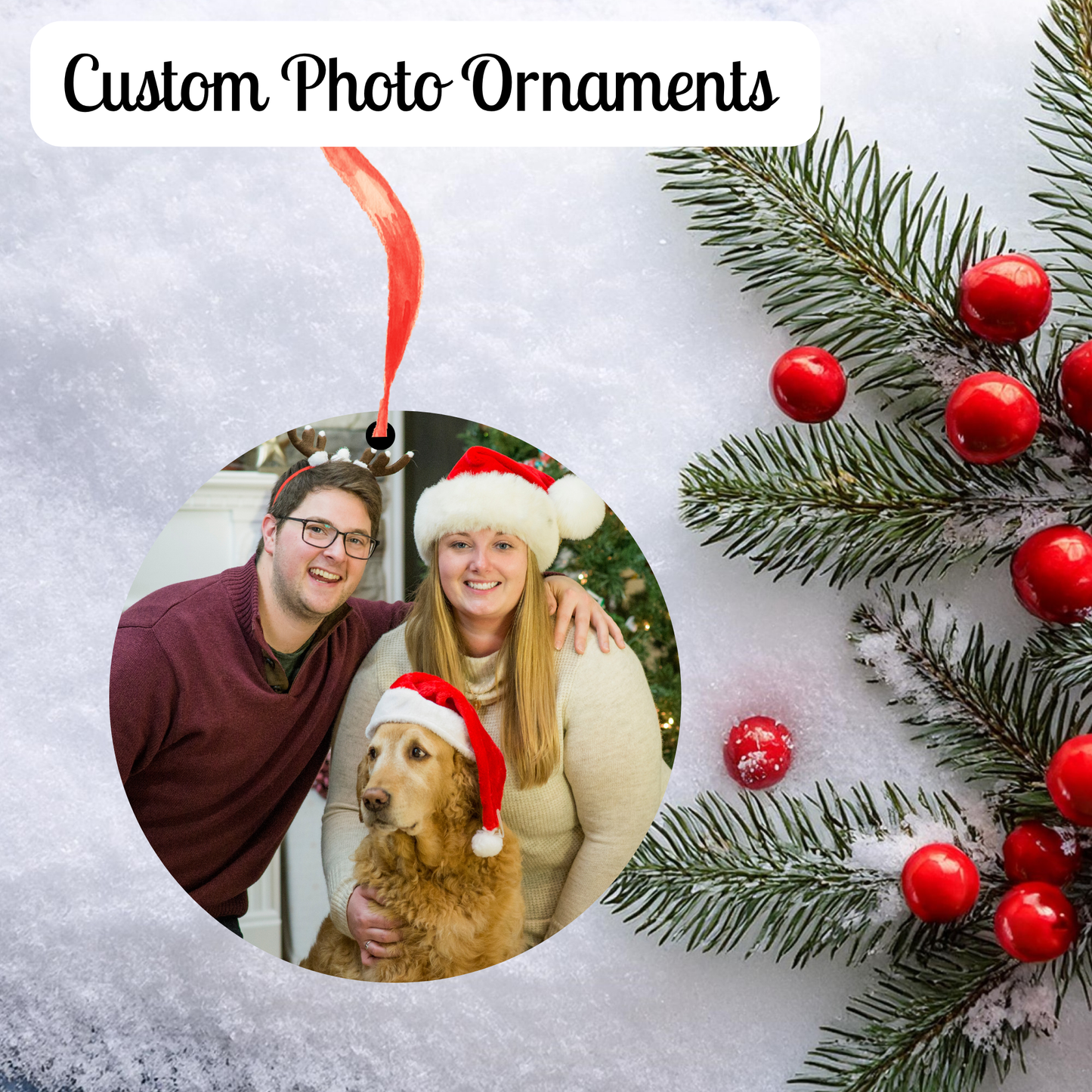 Custom Photo Ornaments