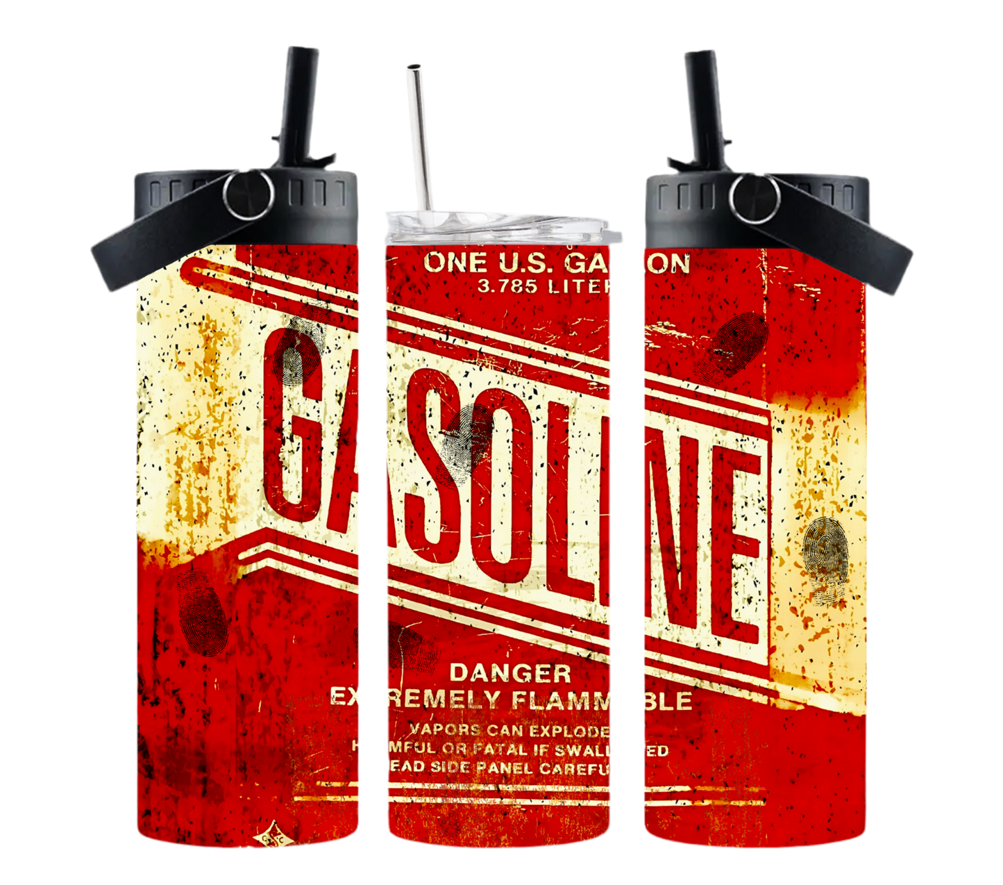 Gasoline - 20oz Dual Lid Tumbler