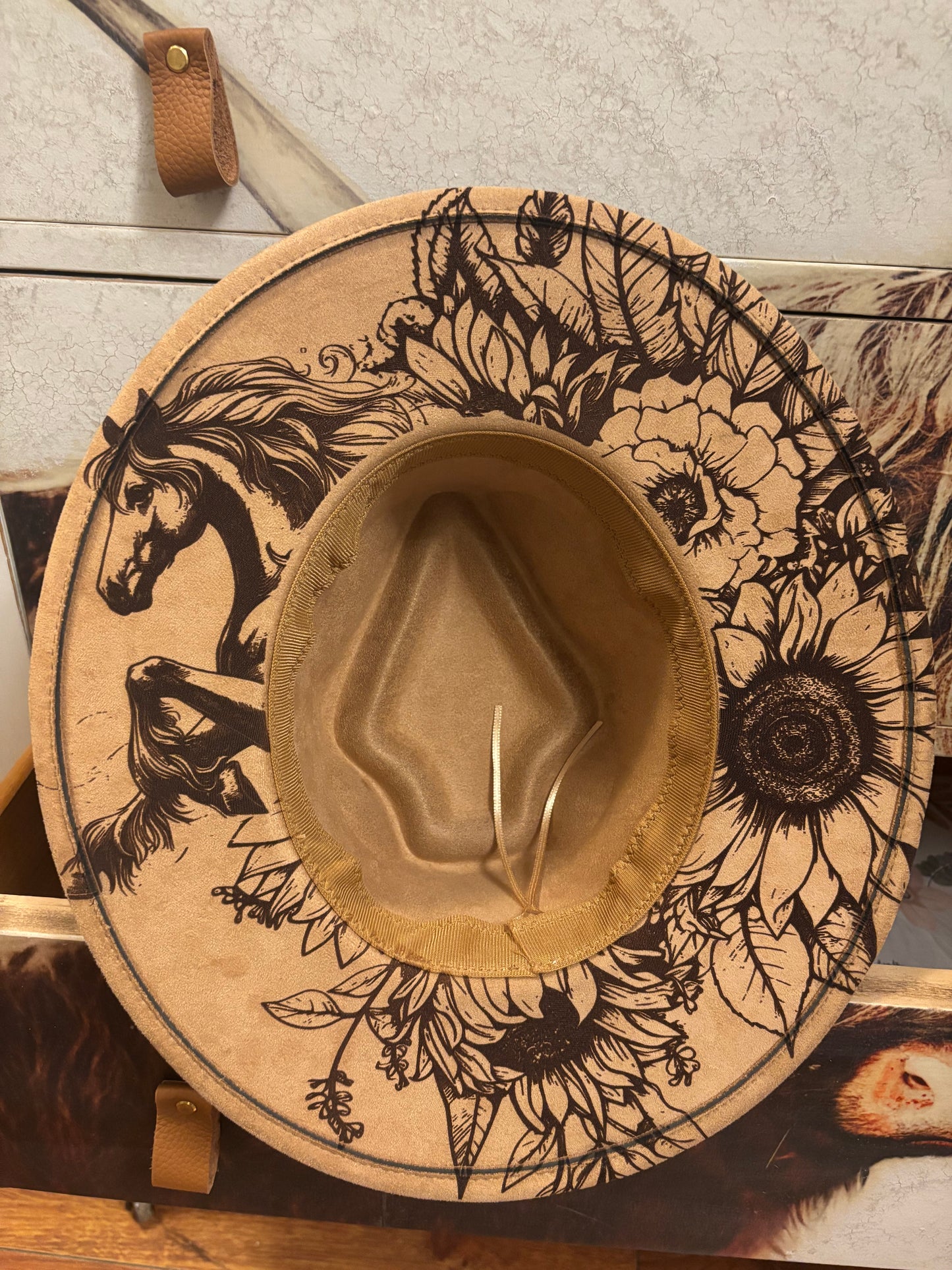 Mystic Steed - wide brim fedora hat