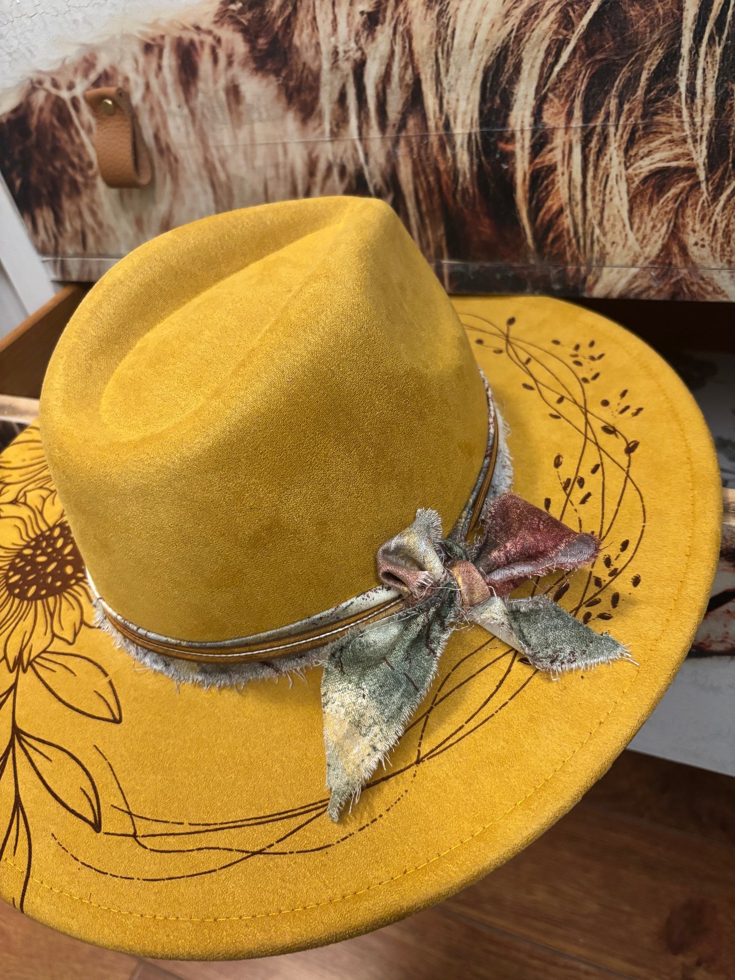That Sunshining Feeling - wide brim fedora hat
