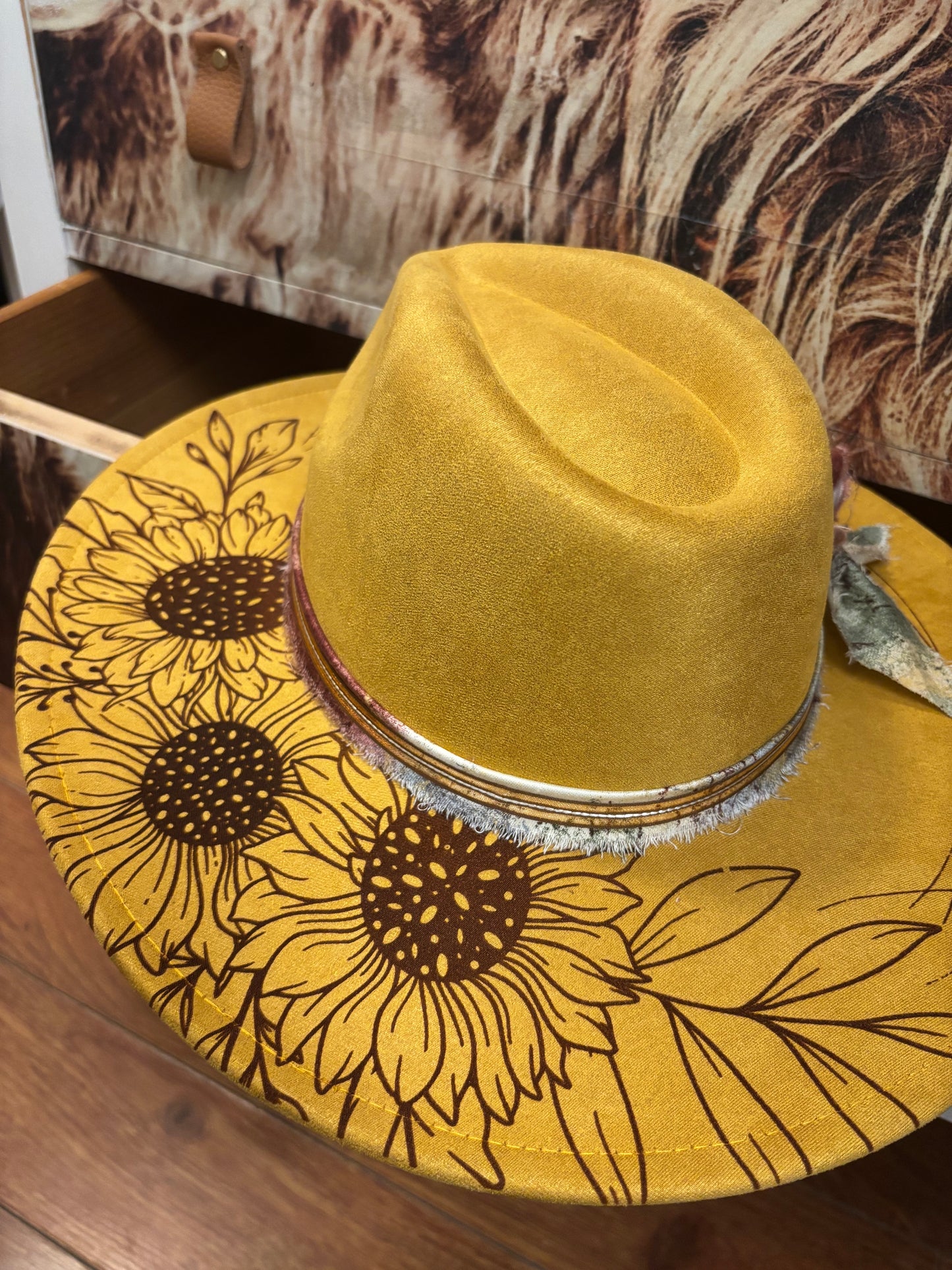 That Sunshining Feeling - wide brim fedora hat