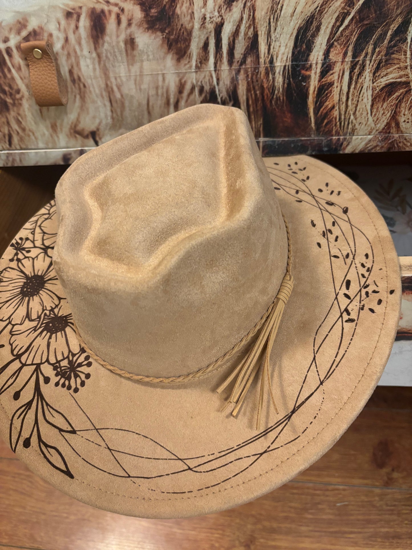 Mystic Steed - wide brim fedora hat