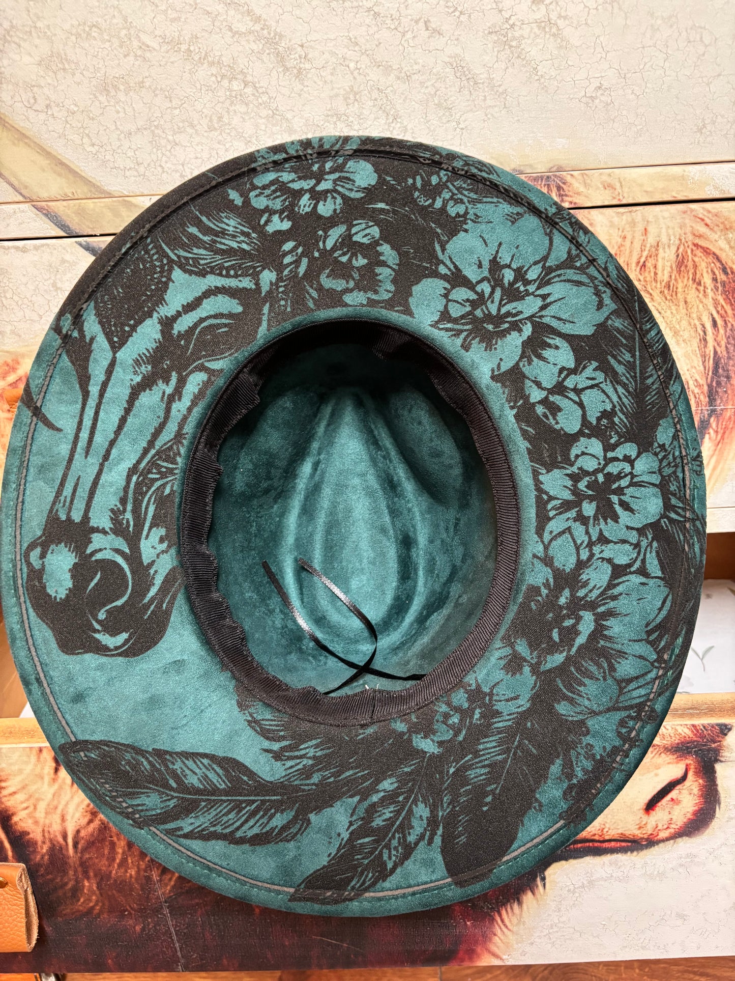 Turn & Burn - wide brim fedora hat