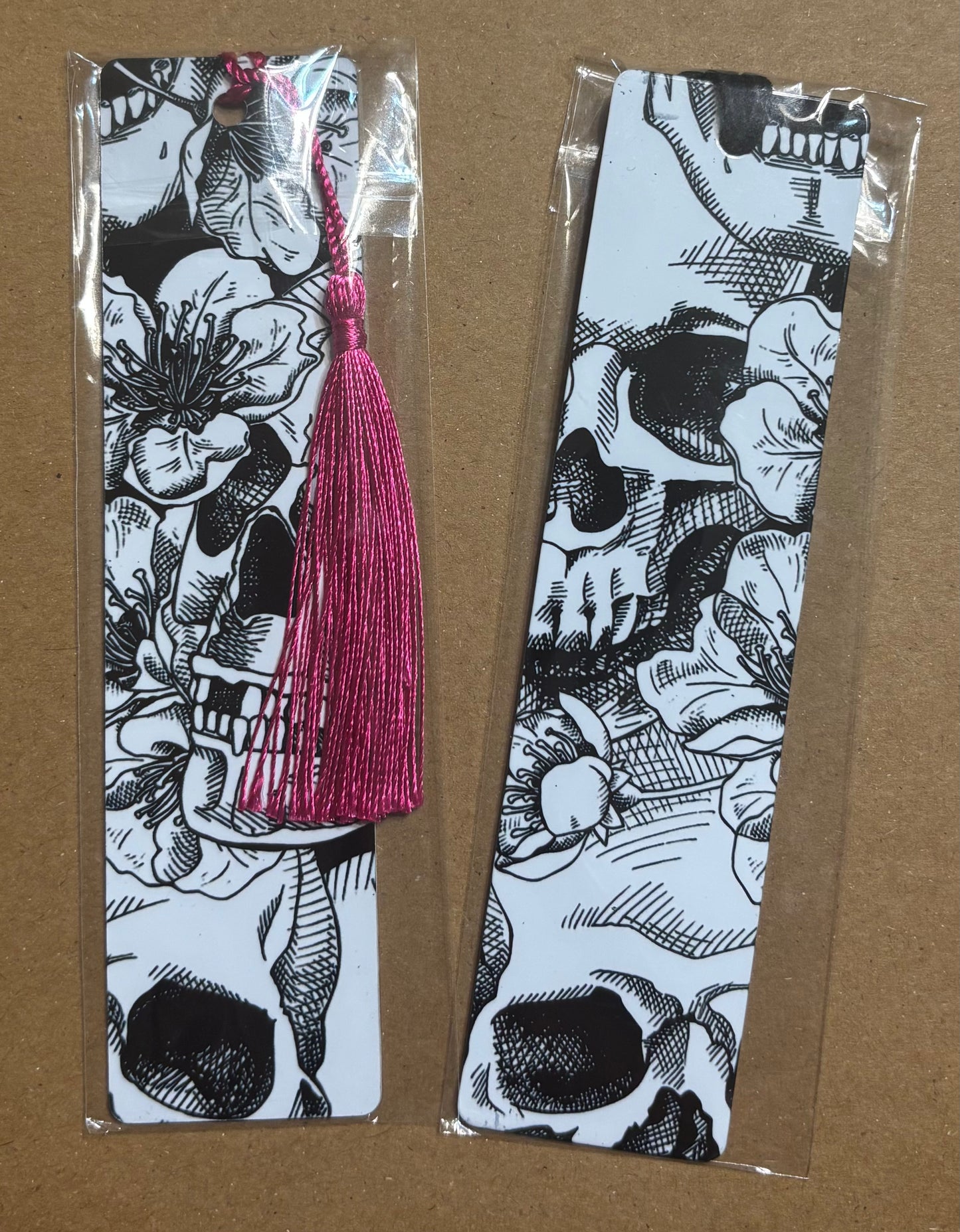 Skulls - Aluminum Bookmark