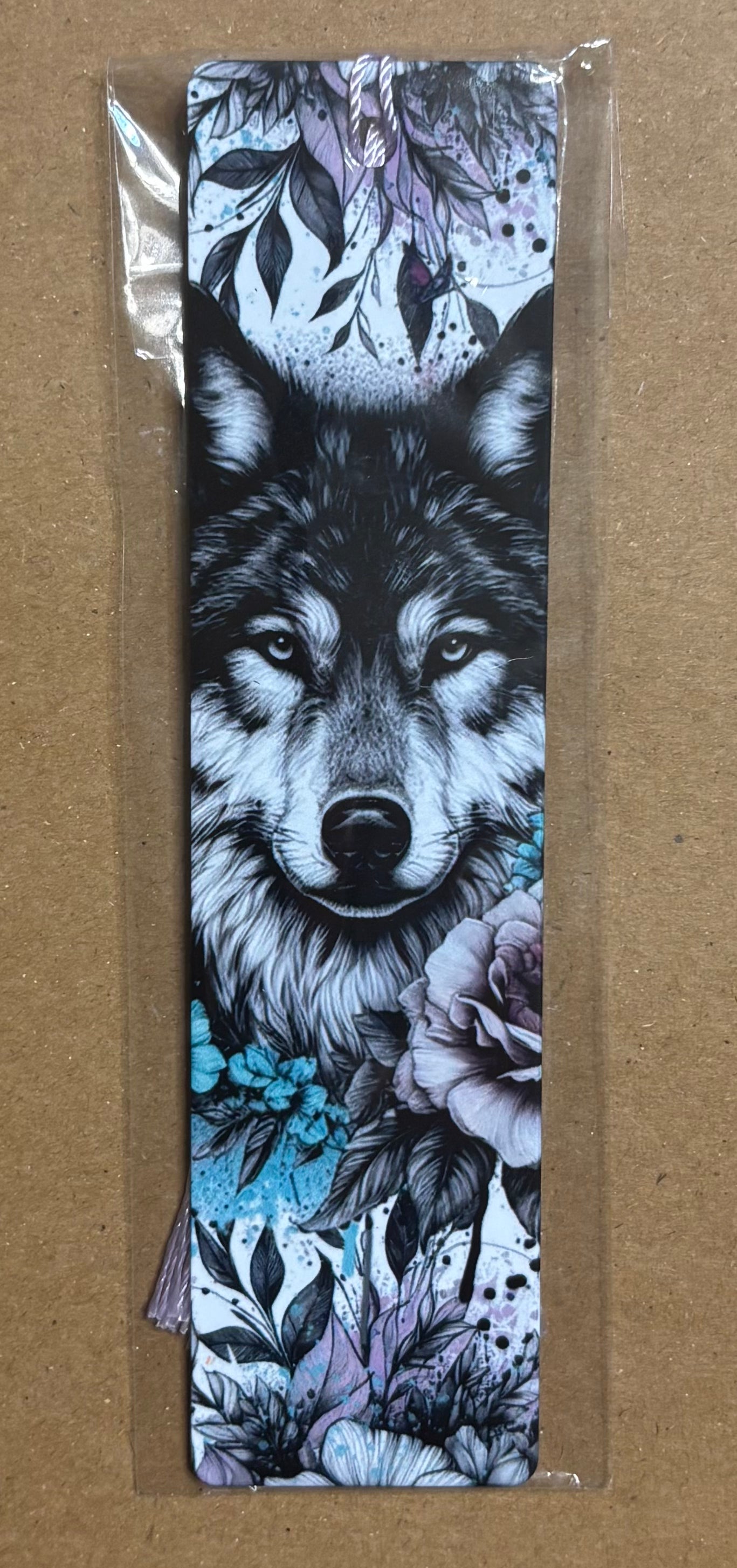 Wolf - Aluminum Bookmark