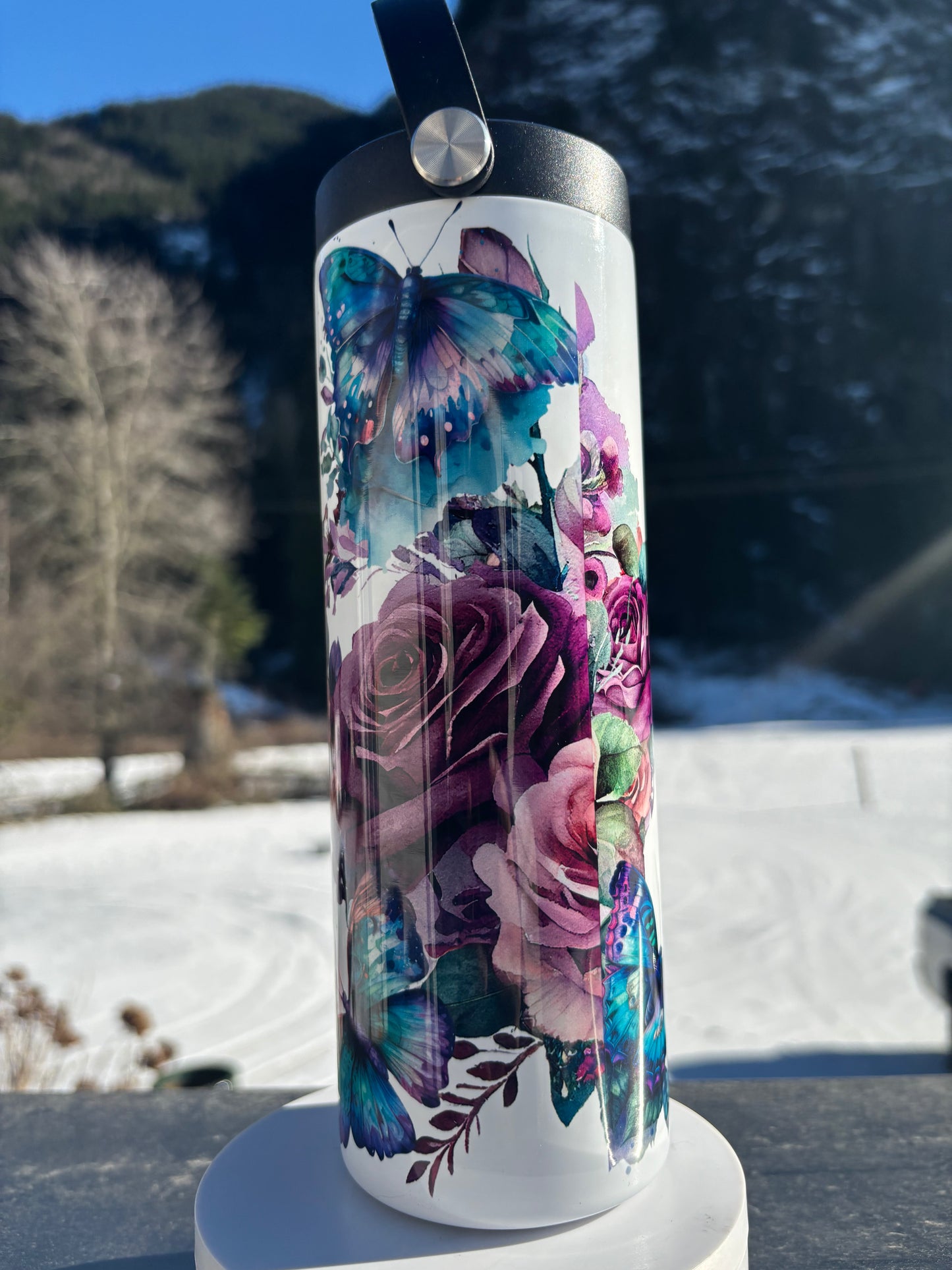 20oz Waterbottle - Pray on it Pray over it Pray through it