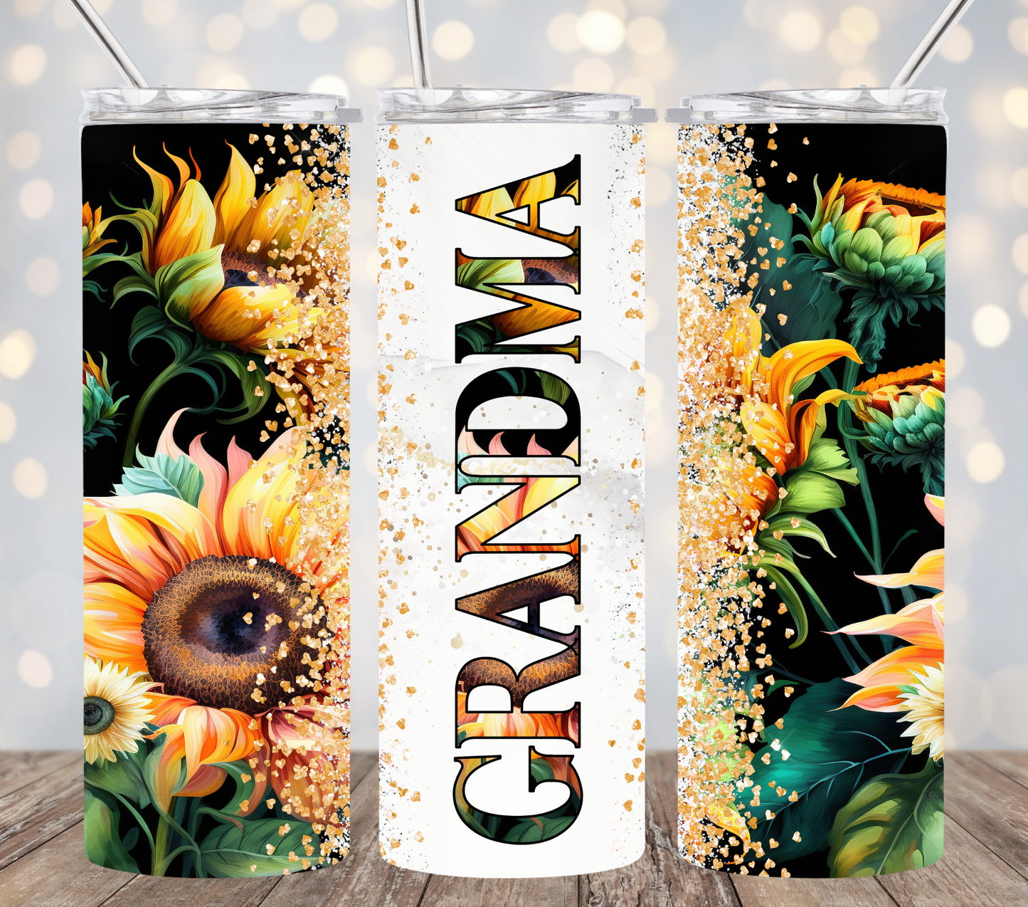 Grandma Sunflowers - 20ozTumbler
