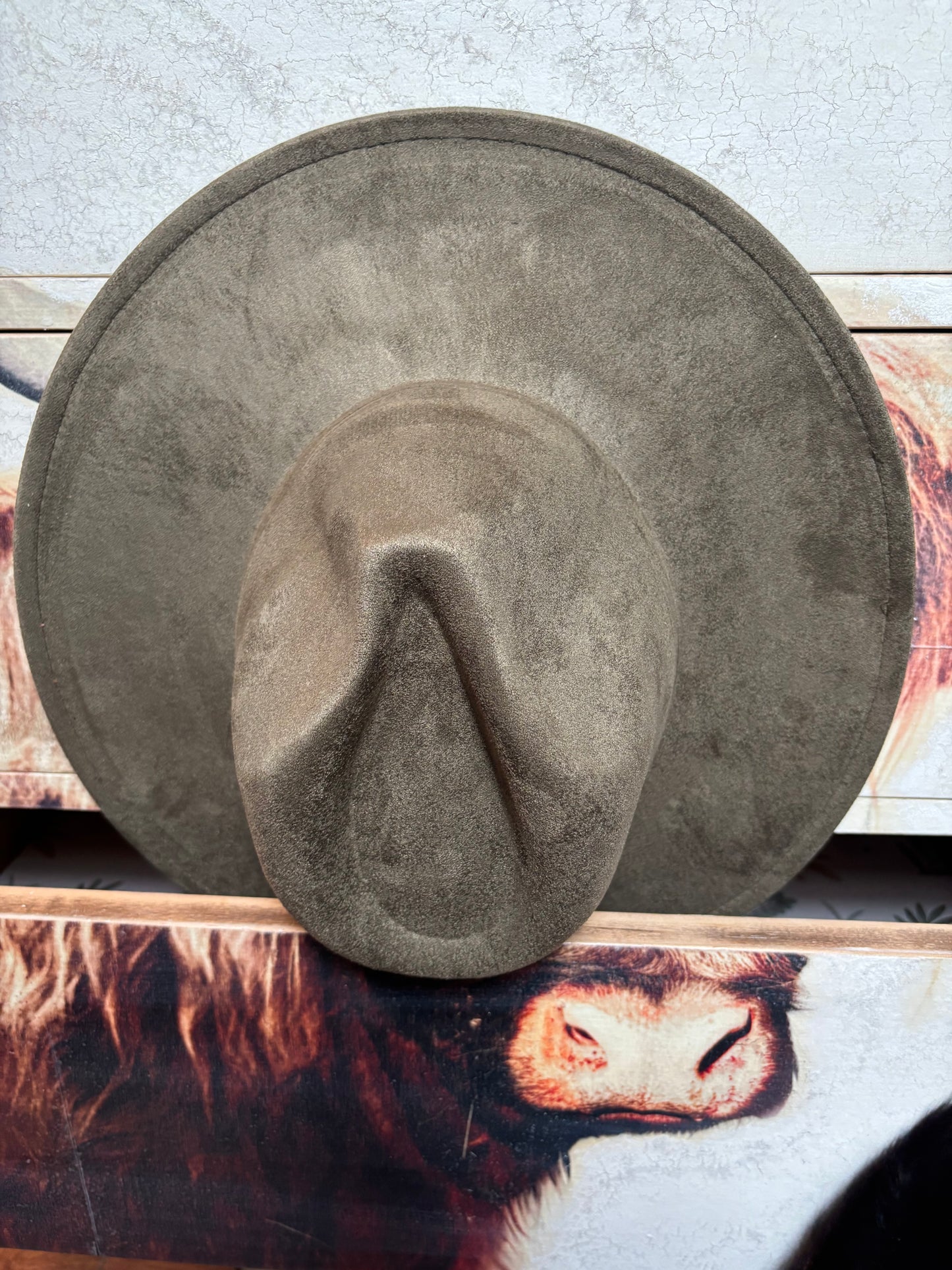 Custom Design - wide brim fedora hat