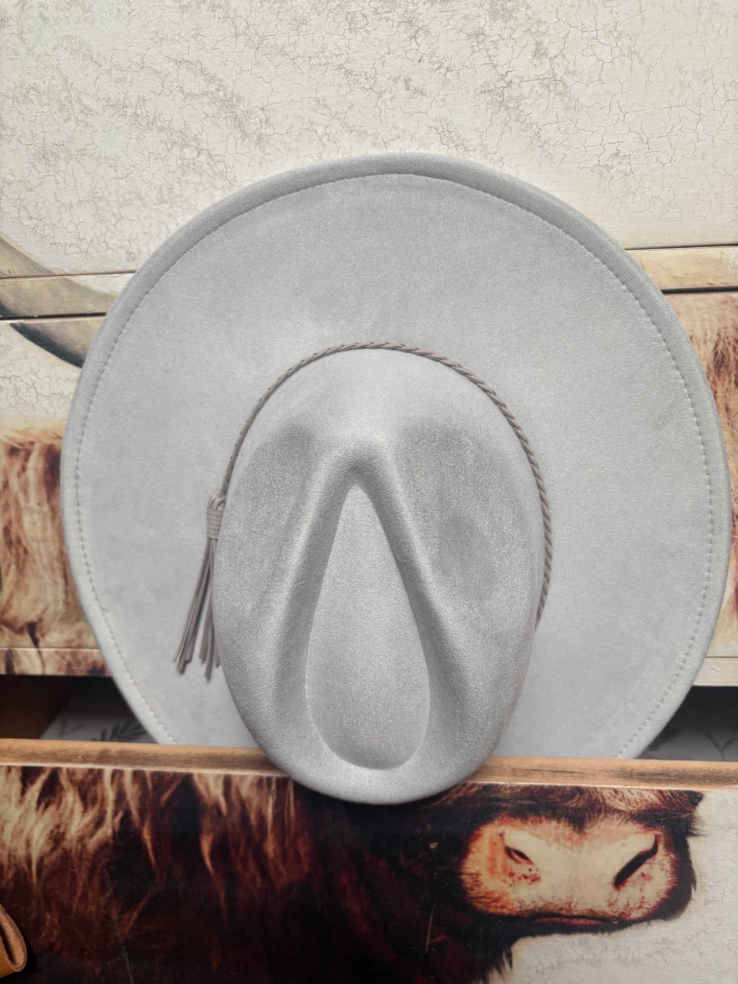Custom Design - wide brim fedora hat