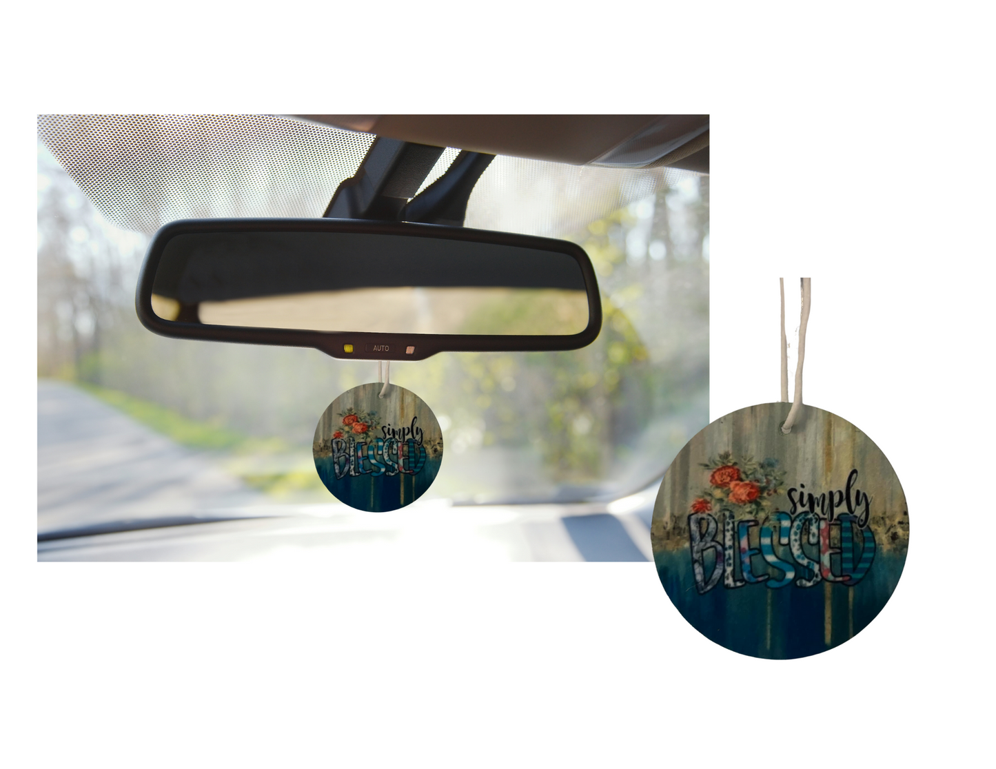 Reusable Air Freshener. Simply Blessed.