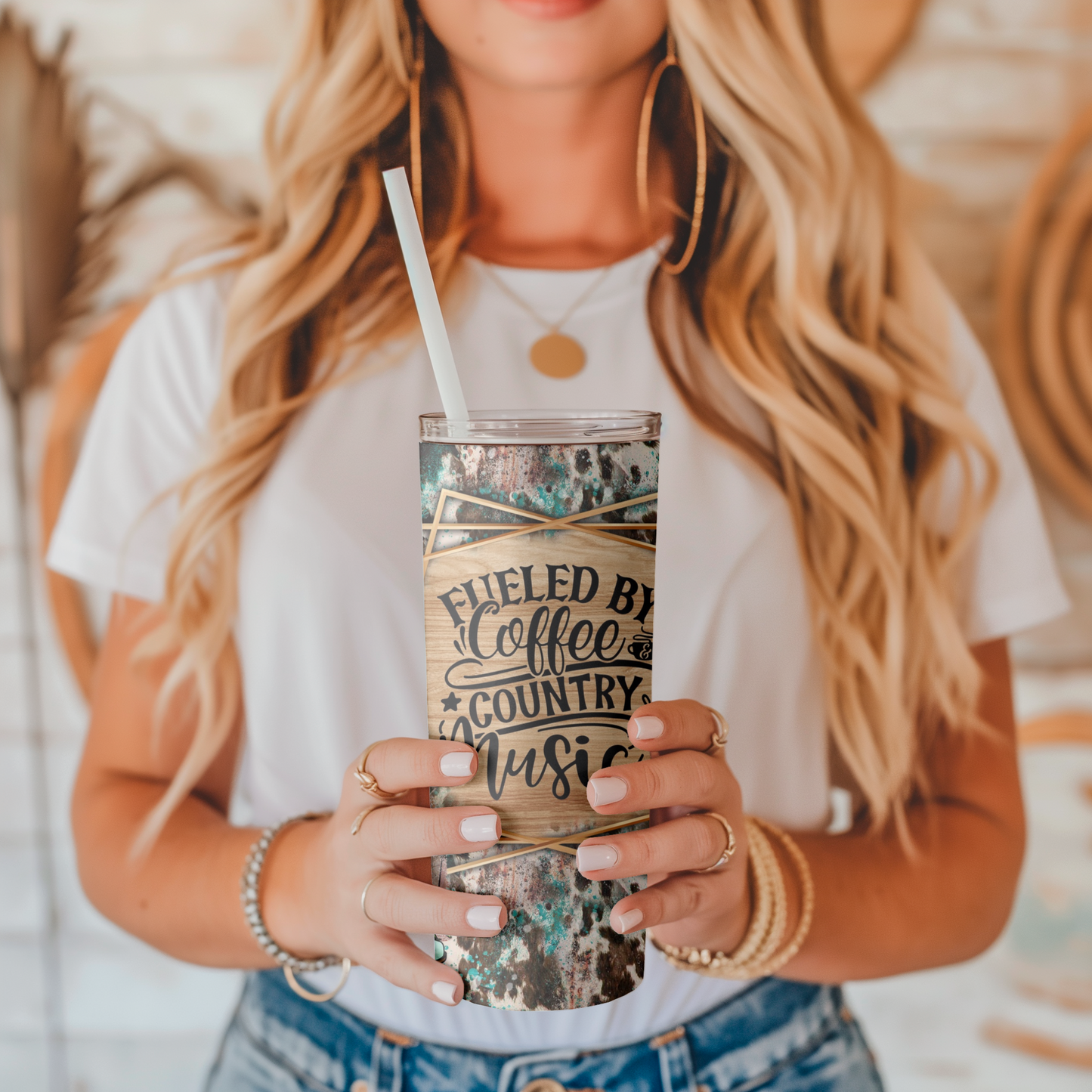 Fueled by Coffee and Country Music - 20ozTumbler