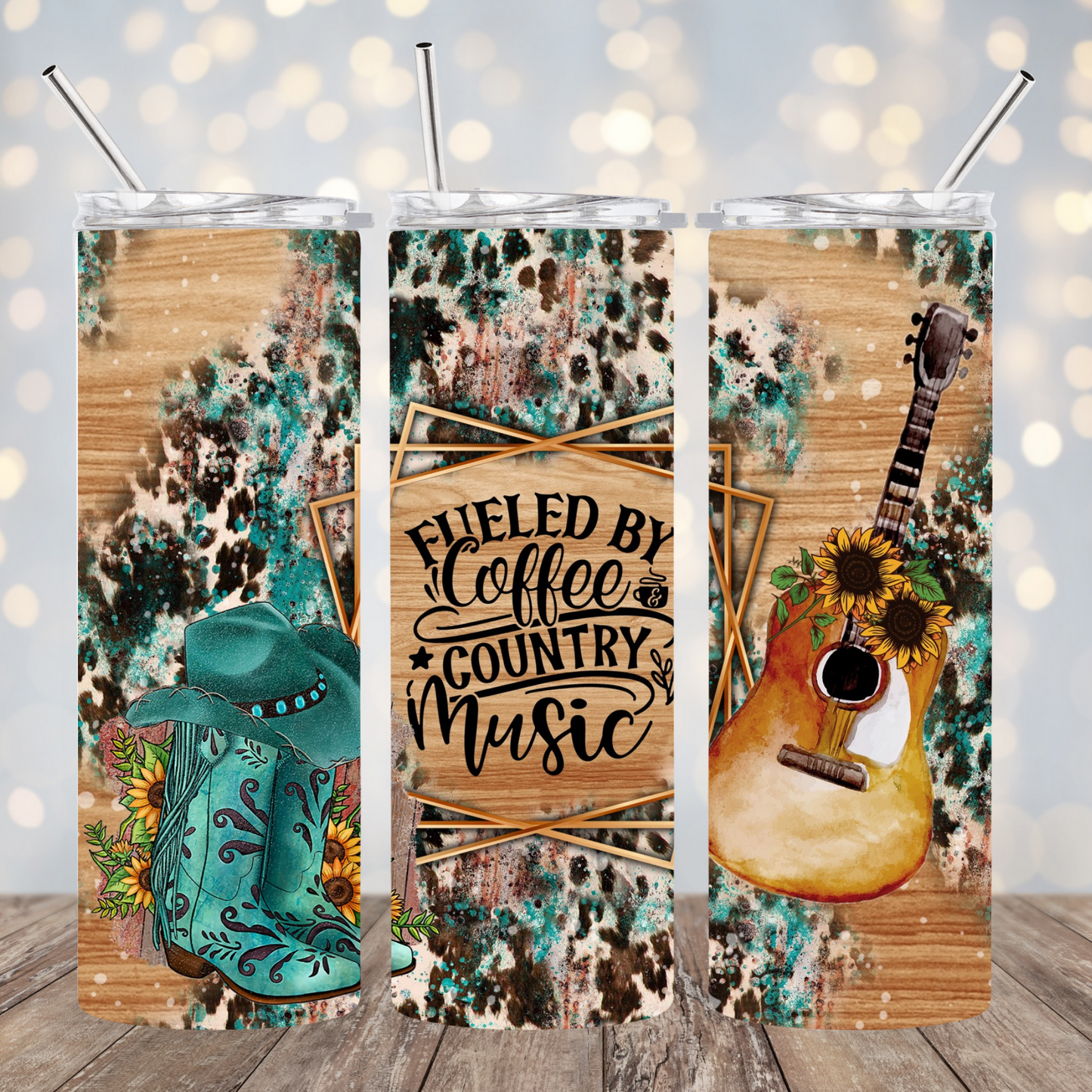 Fueled by Coffee and Country Music - 20ozTumbler