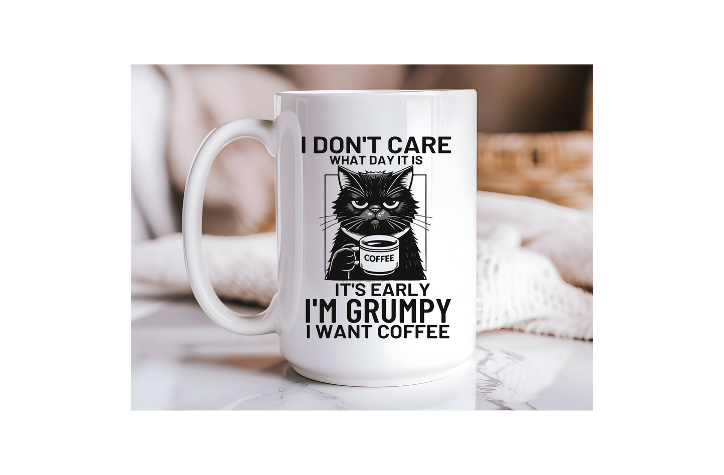 15oz Ceramic Mug - Grumpy Cat