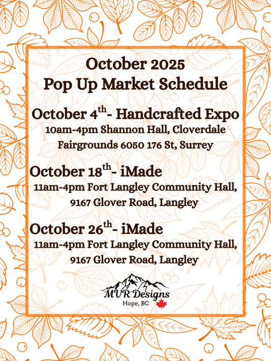 October Market Schedule