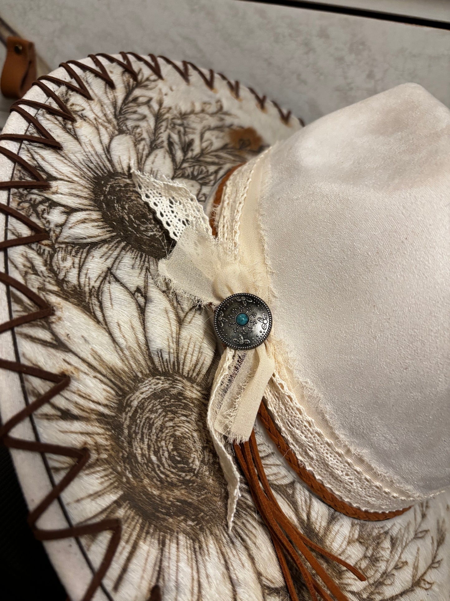 Love Her But Leave Her Wild (V5) - wide brim fedora hat