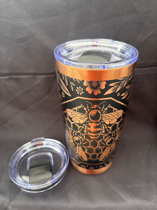 Bee Hive - 20oz Laser Engraved Tumbler