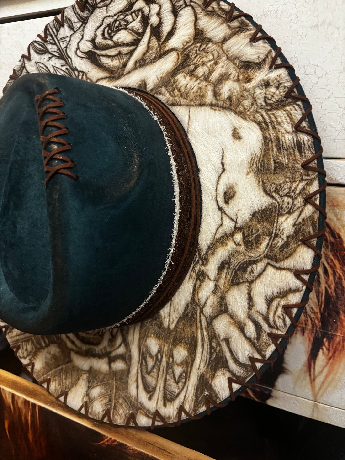 Love Her But Leave Her Wild (V6) - wide brim fedora hat