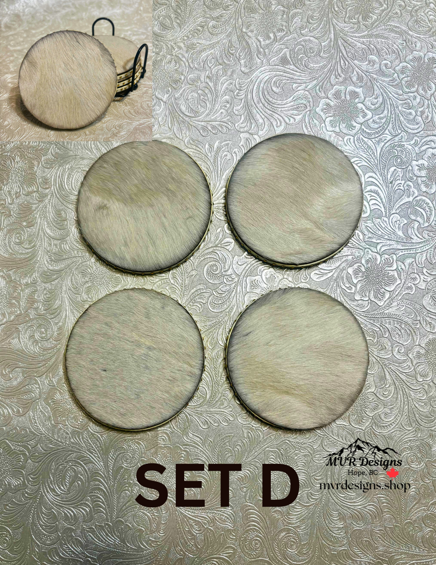 Personalized Engraved Coaster Set