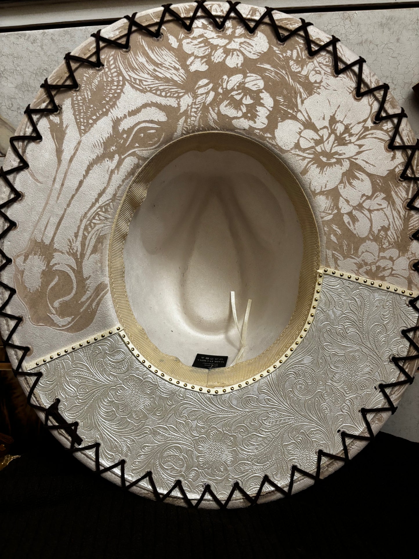 Love Her But Leave Her Wild (V10)- wide brim fedora hat