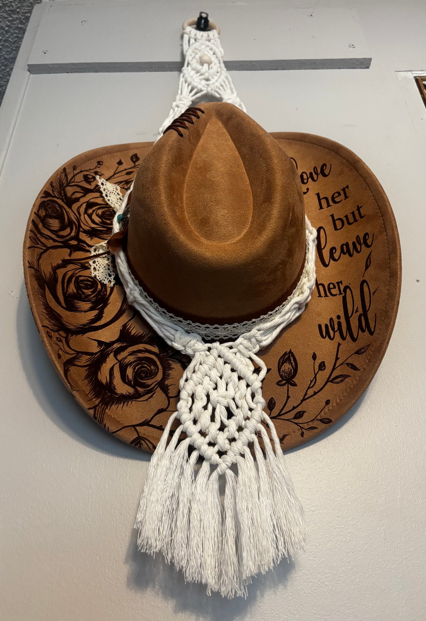 Macrame Hat Hanger