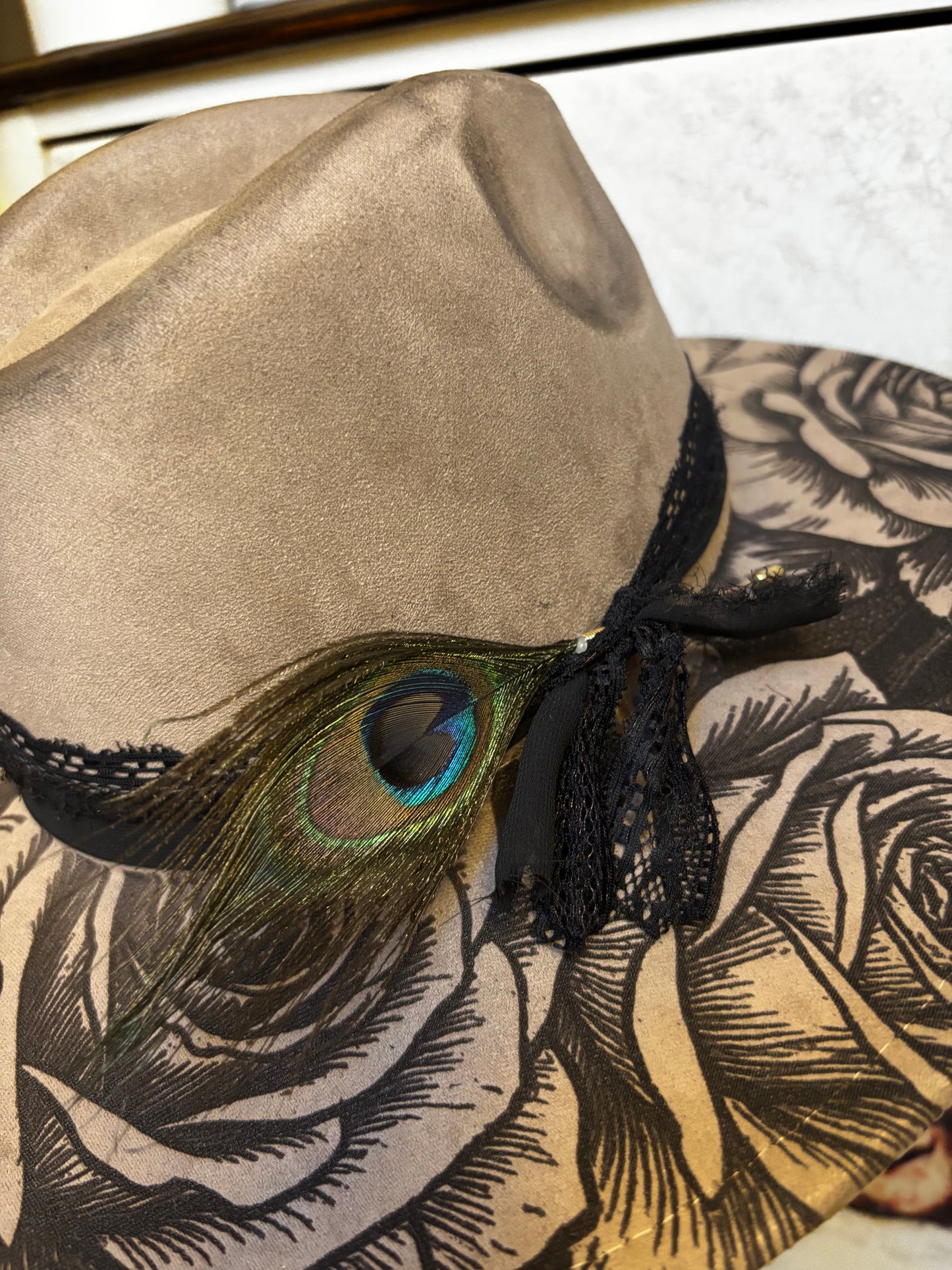 I Am the Storm V2- Wide Brim Fedora Hat