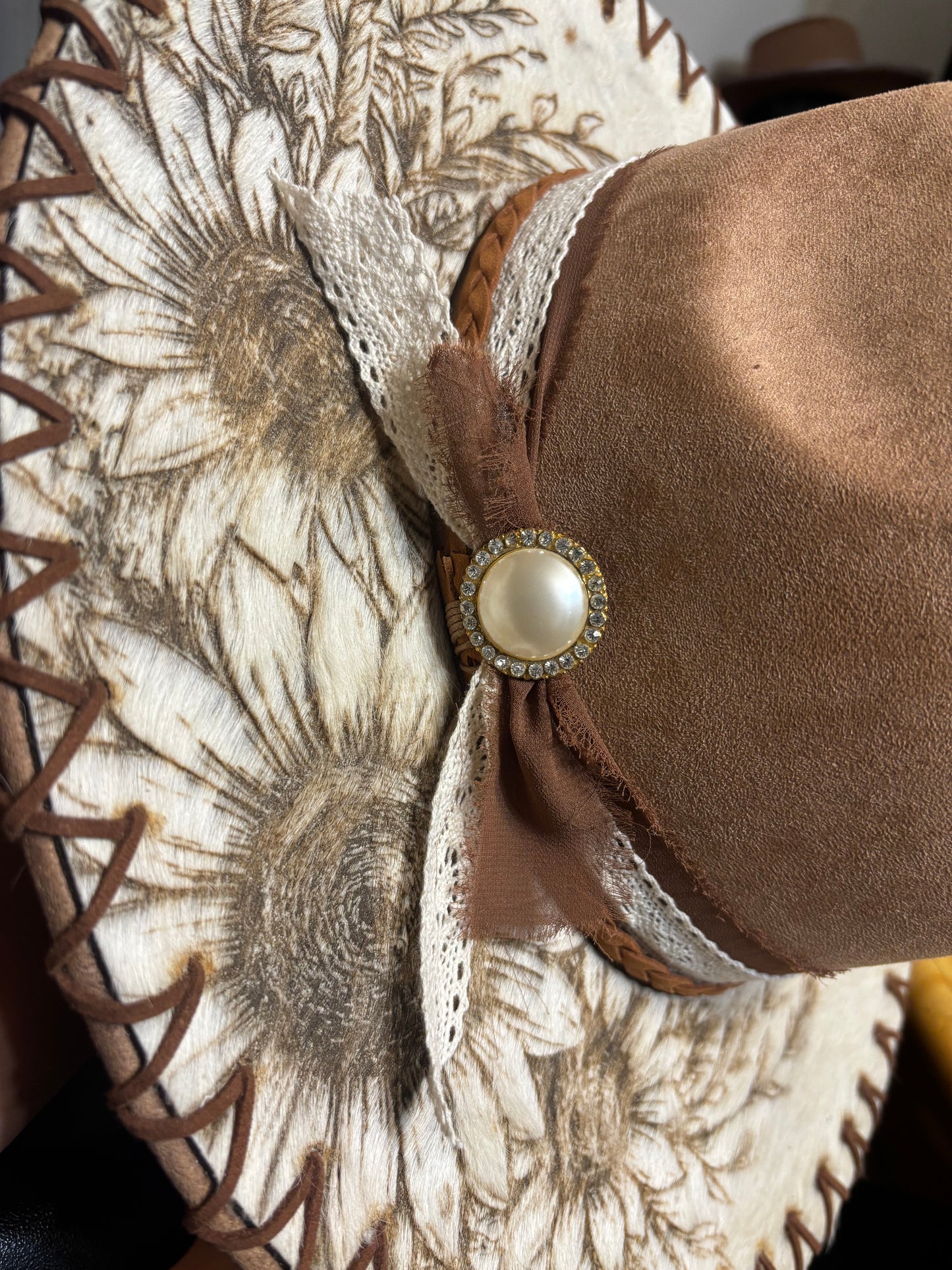 Love Her But Leave Her Wild (V2)- wide brim fedora hat