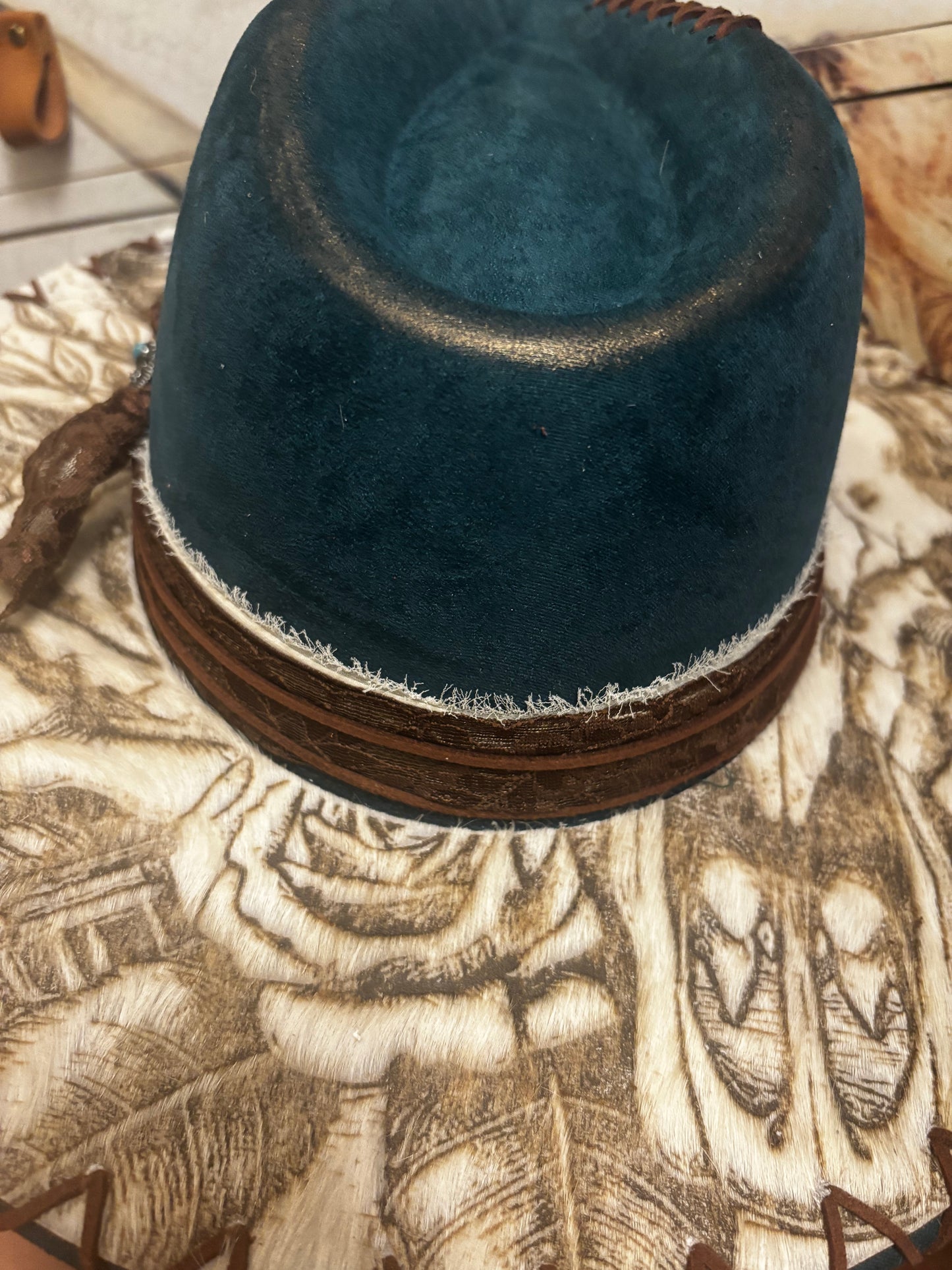 Love Her But Leave Her Wild (V6) - wide brim fedora hat