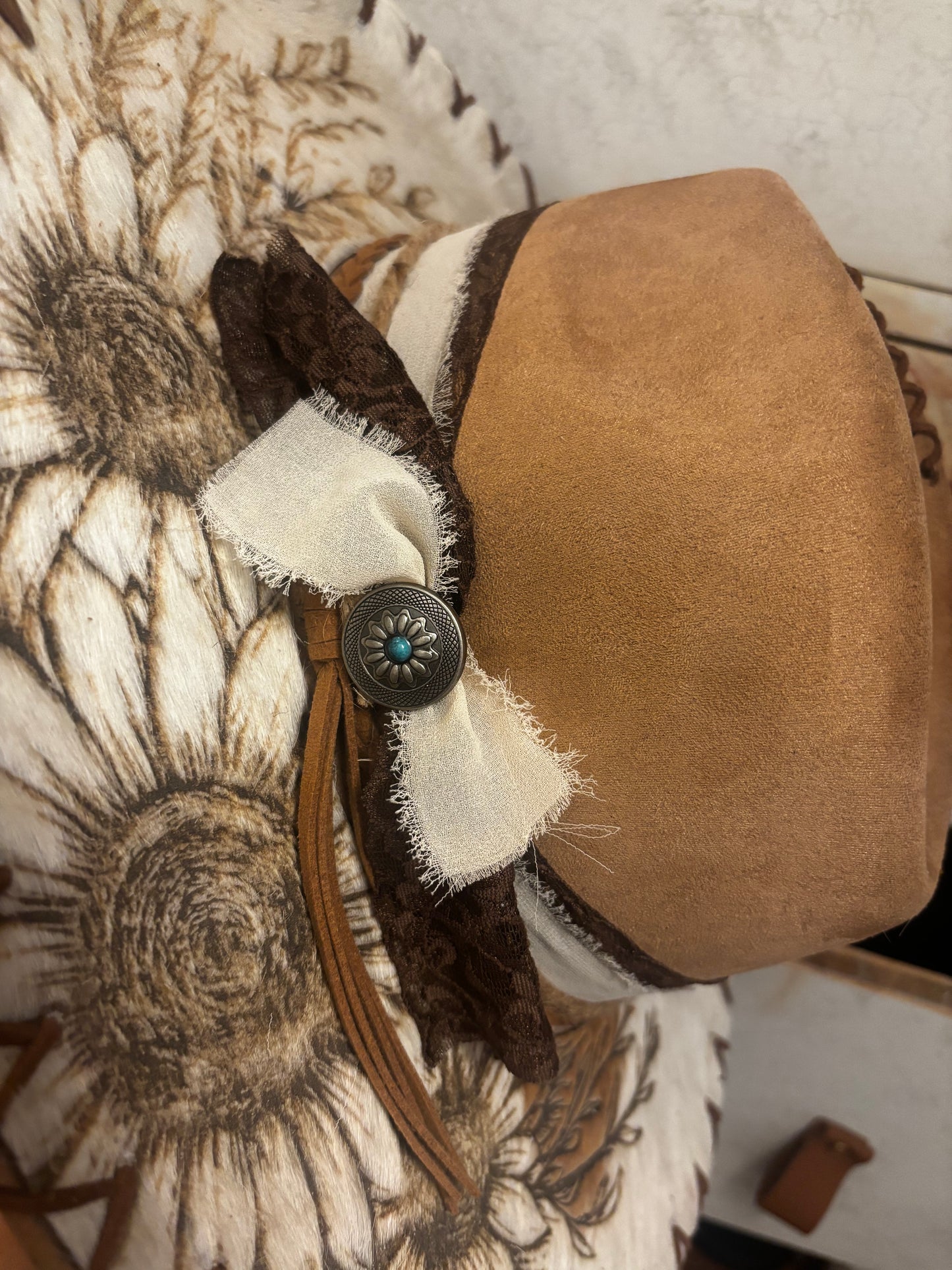 Love Her But Leave Her Wild (V8) - wide brim fedora hat