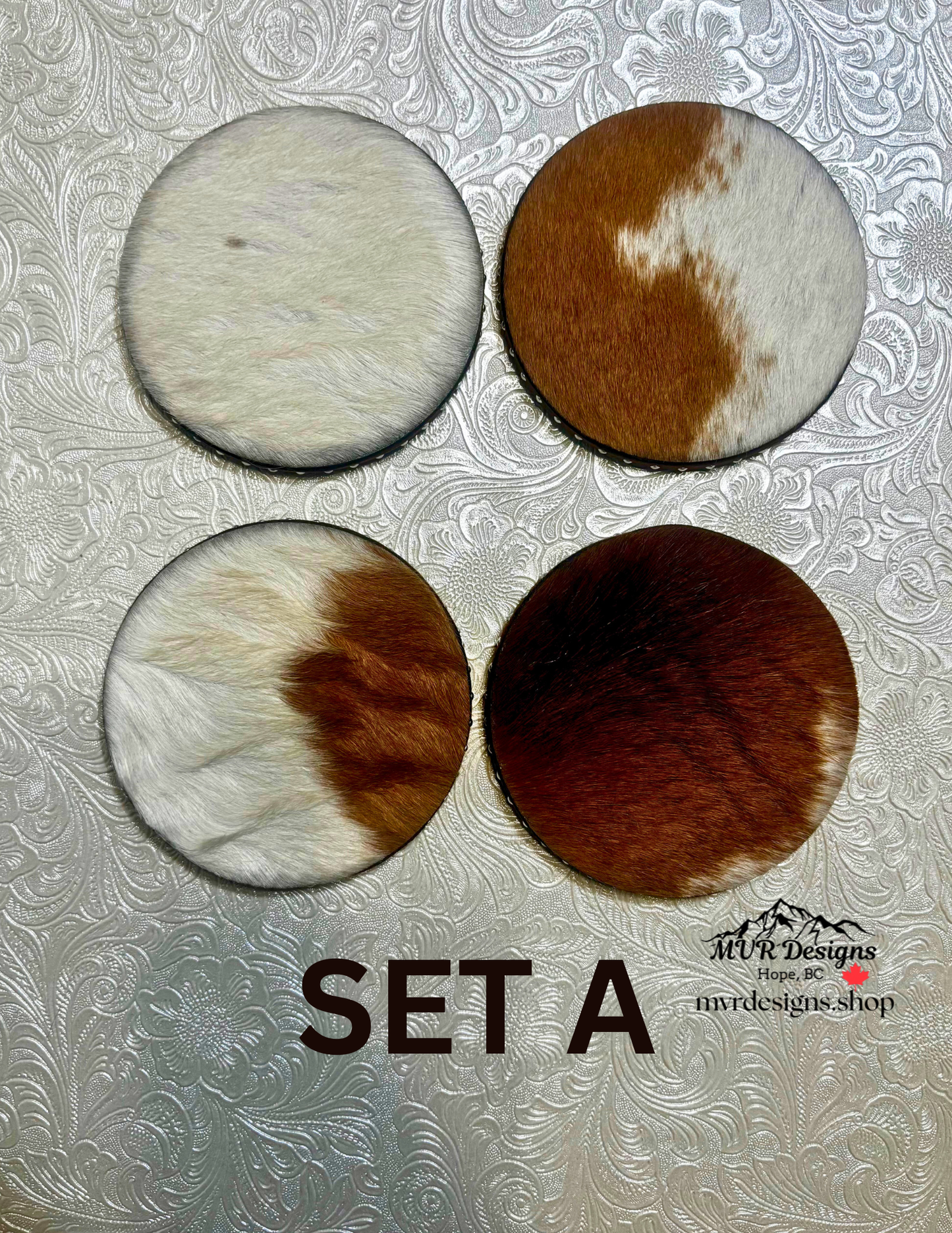 Personalized Engraved Coaster Set