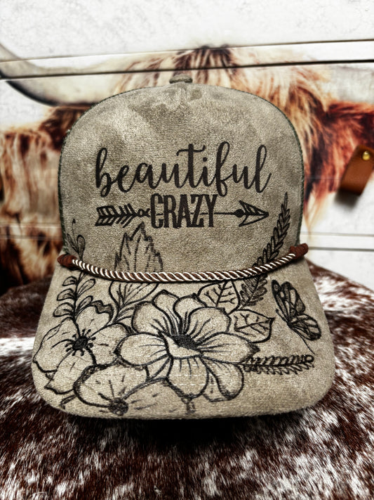 Beautiful Crazy - Suede Trucker Hat