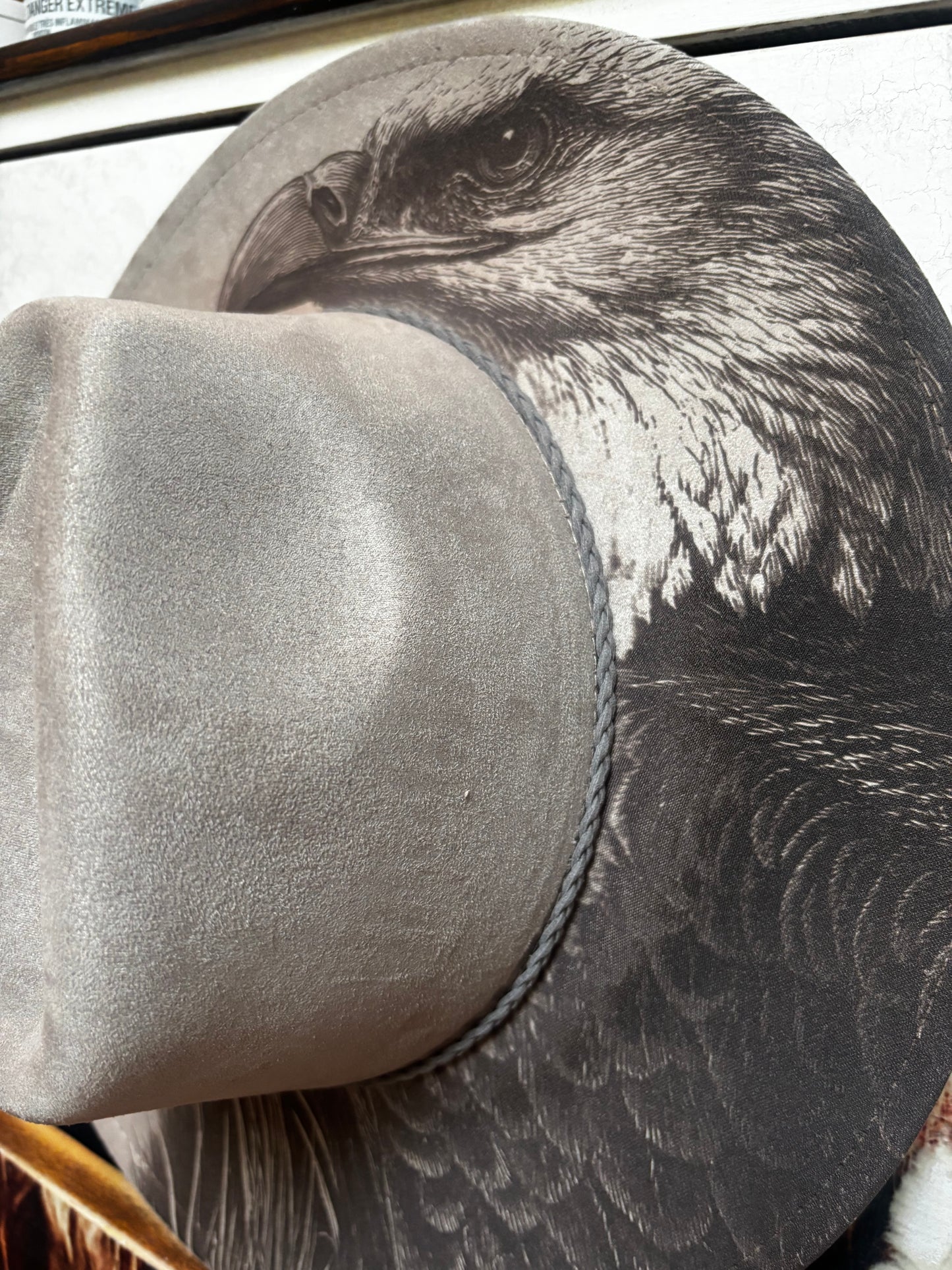 Eagle Eye -wide brim fedora hat