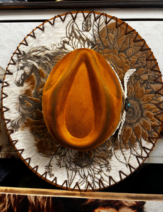 Wild Hearts Can’t Be Broken - wide brim fedora hat