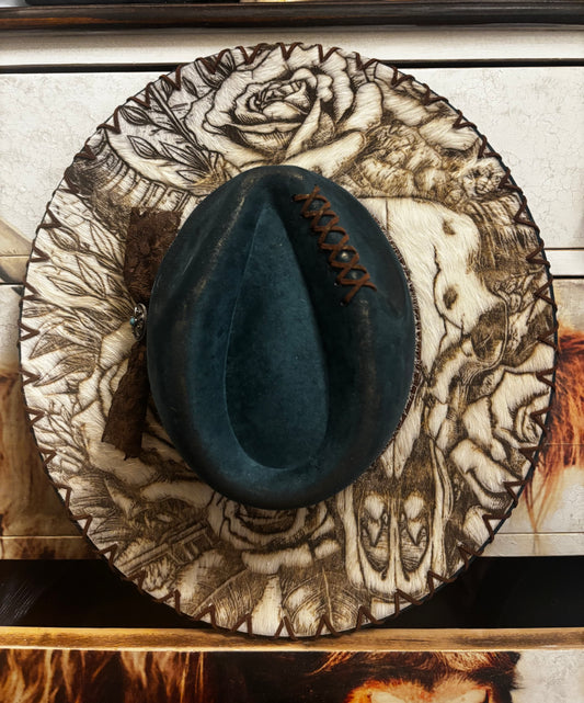 Love Her But Leave Her Wild (V6) - wide brim fedora hat