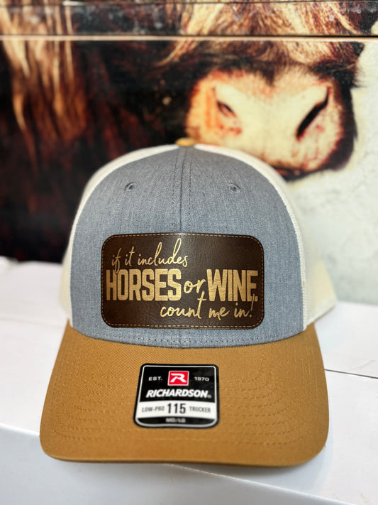 Horses & Wine - Snapback Hat