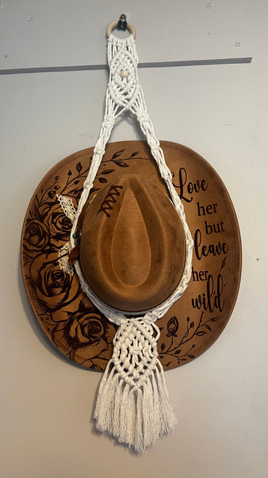 Macrame Hat Hanger