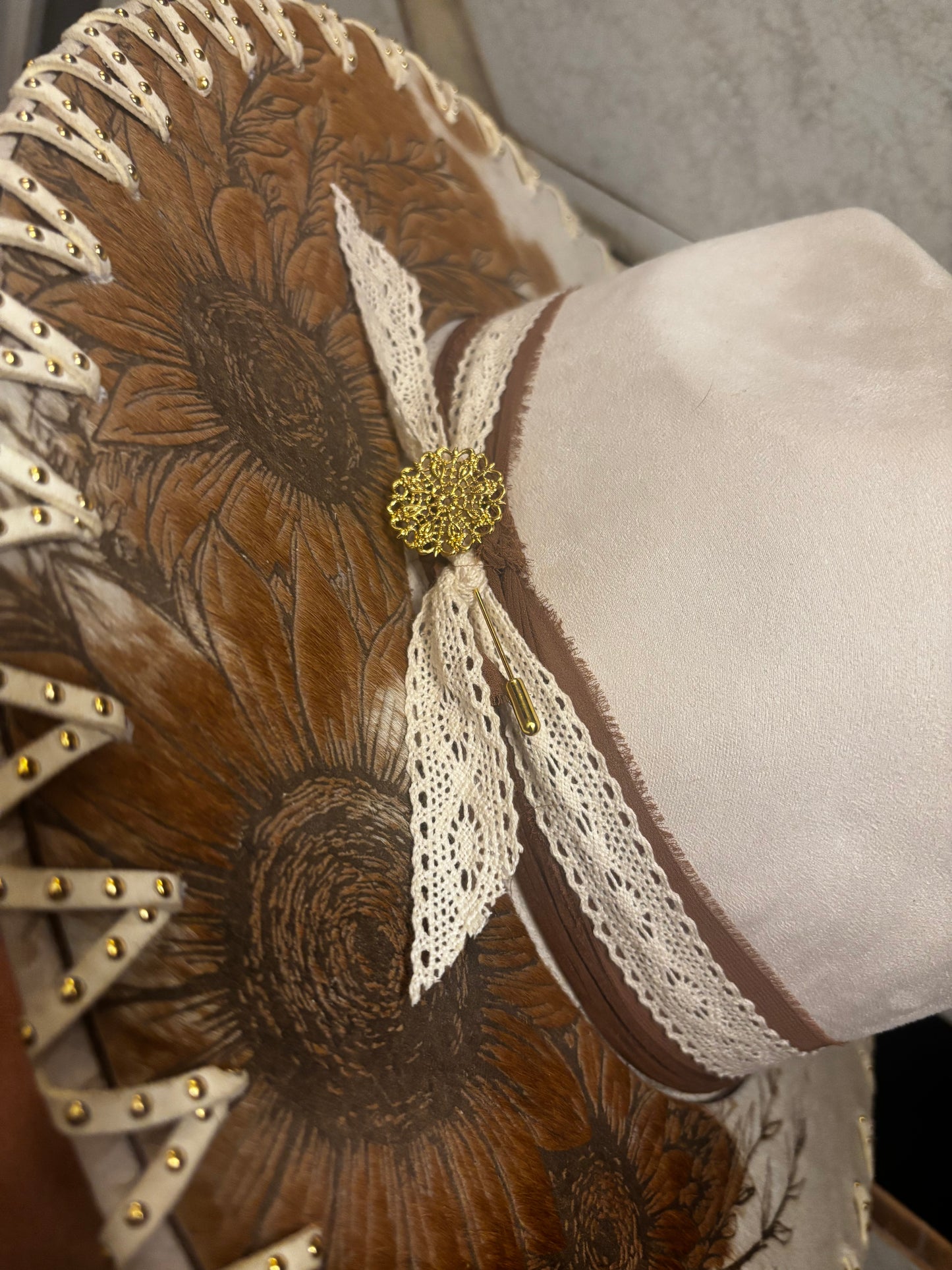 Love Her But Leave Her Wild (V9) - wide brim fedora hat